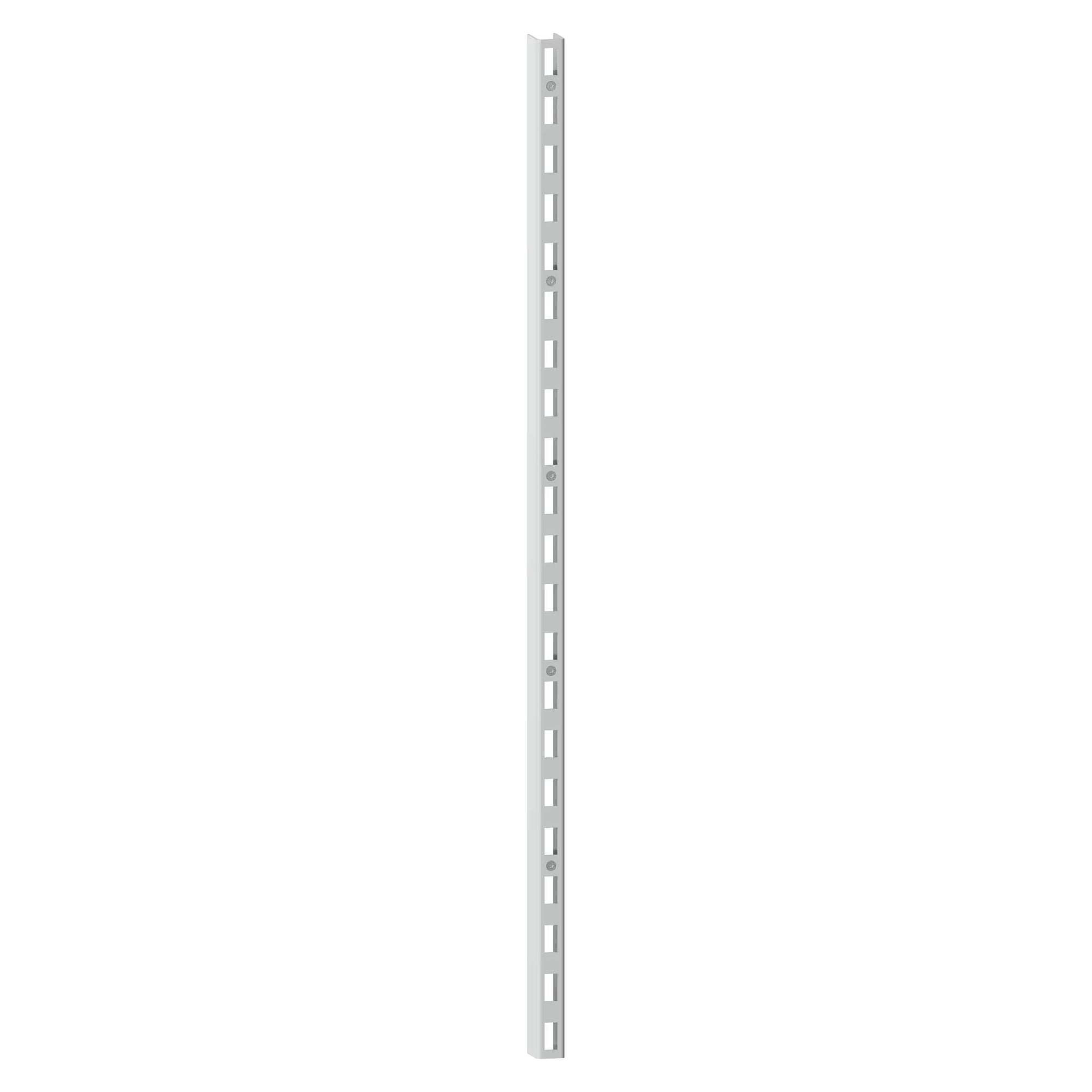 ESD-Tragsäule 1050 mm für Wandmontage, U-Profil 30x40 mm, Lochteilung 50 mm - Lista 93.403, Hellgrau NCS S 2403-Y