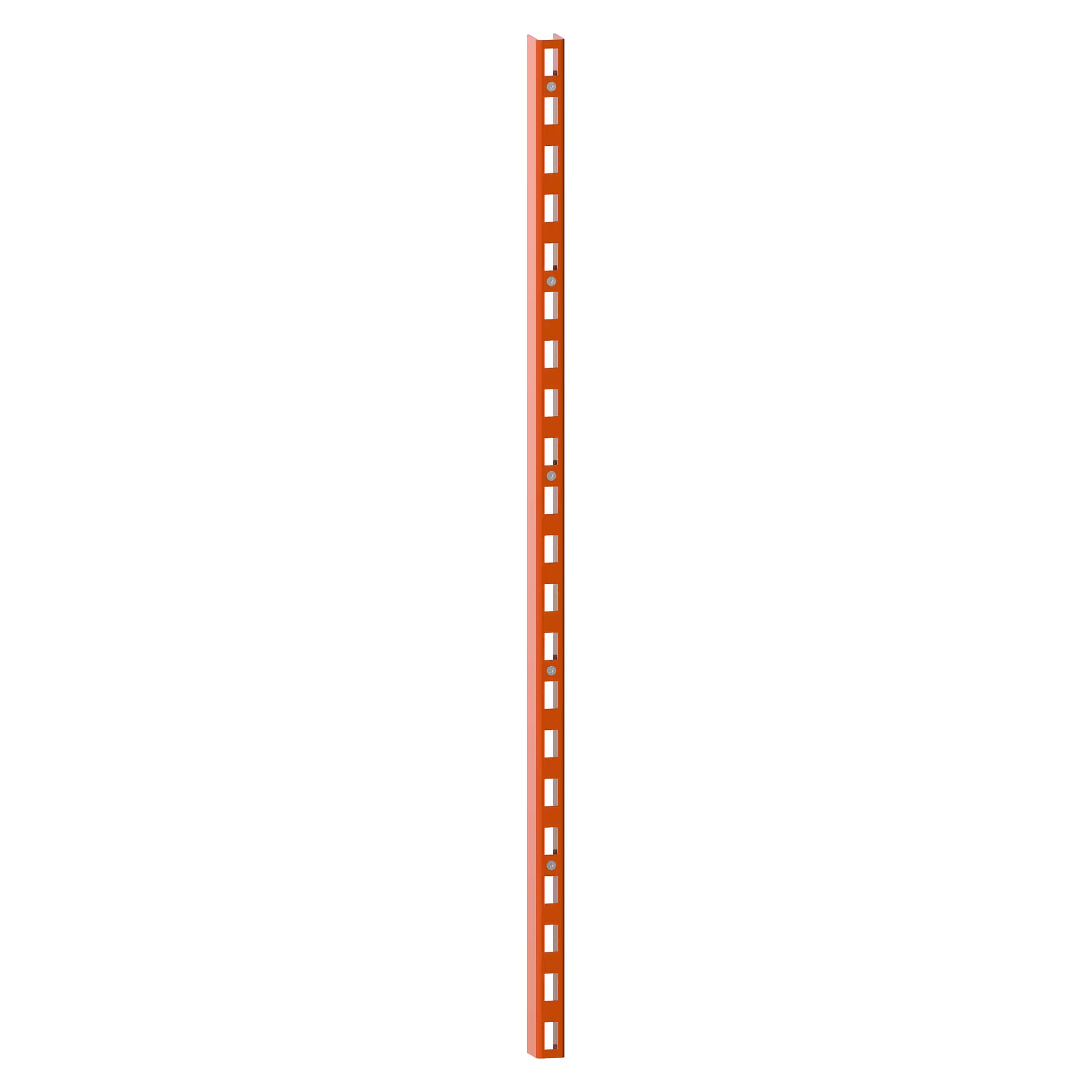 ESD-Tragsäule 1050 mm für Wandmontage, U-Profil 30x40 mm, Lochteilung 50 mm - Lista 93.403, Orange NCS S 1080-Y40R