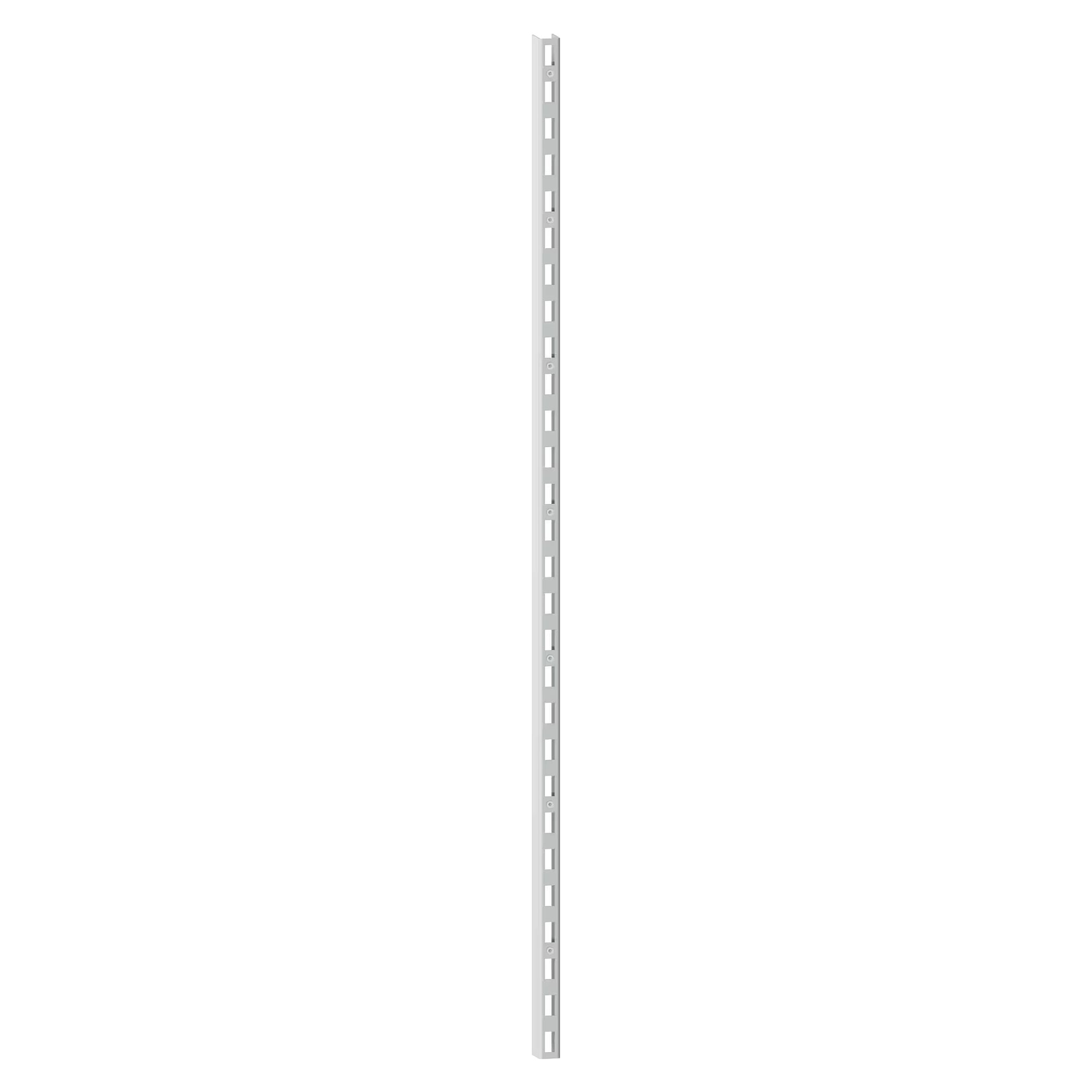 Montant porteur ESD 1400 mm pour montage mural, profil en U 30x40 mm, pas de 50 mm - Lista 93.404, Gris pâle NCS S 2403-Y