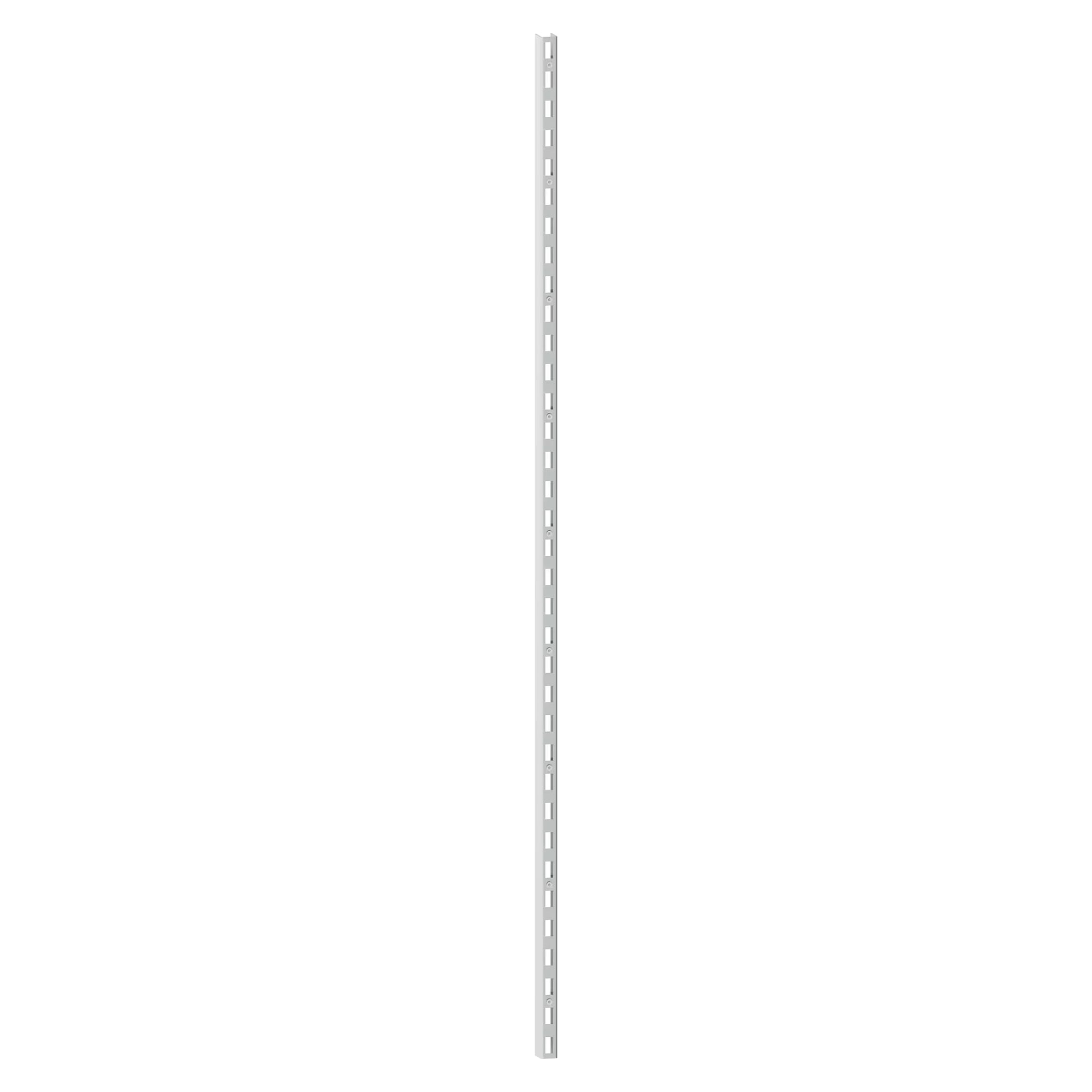 Montant porteur ESD 1750 mm pour montage mural, profil en U 30x40 mm, pas de 50 mm - Lista 93.405, Gris pâle NCS S 2403-Y