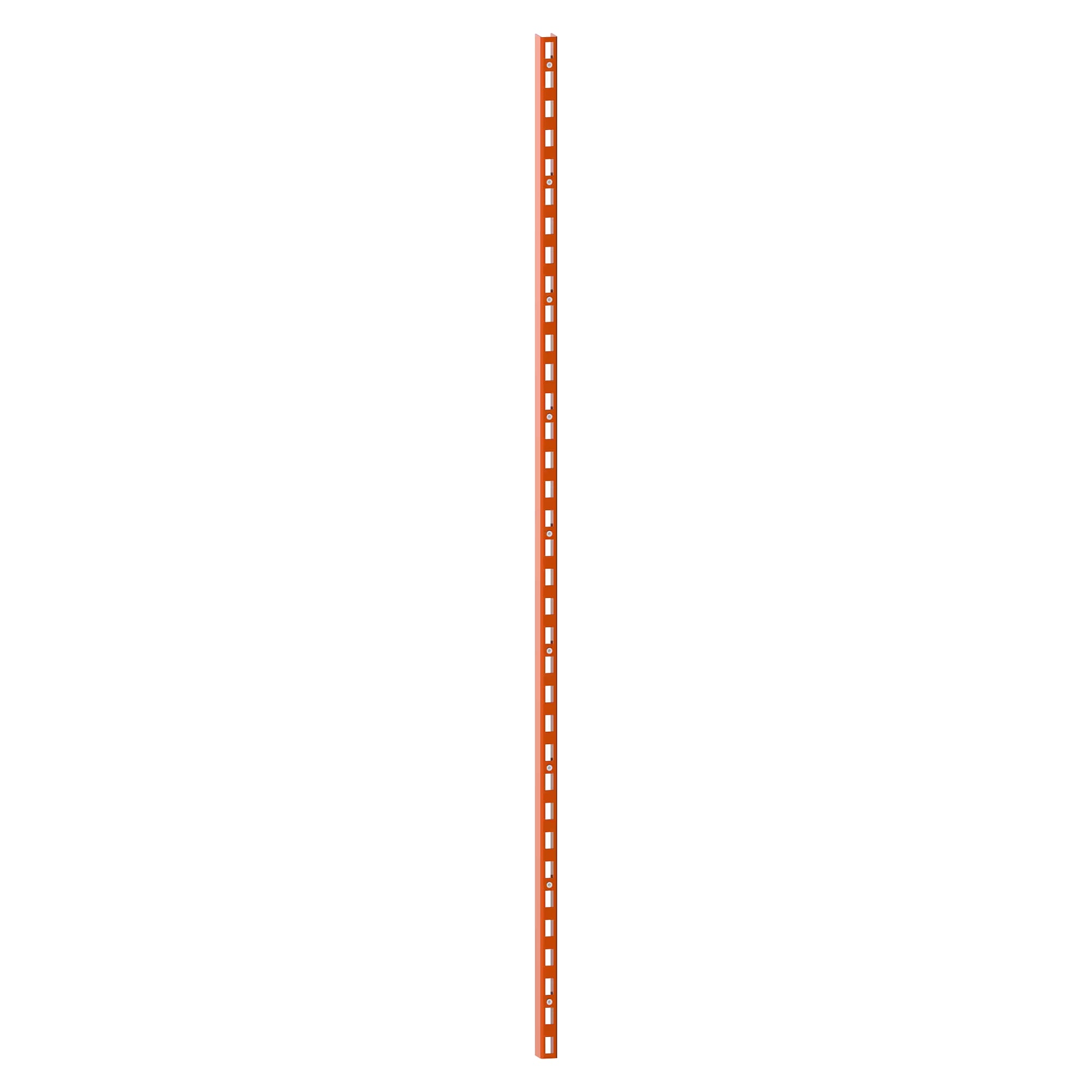 Montant porteur ESD 1750 mm pour montage mural, profil en U 30x40 mm, pas de 50 mm - Lista 93.405, Orange NCS S 1080-Y40R