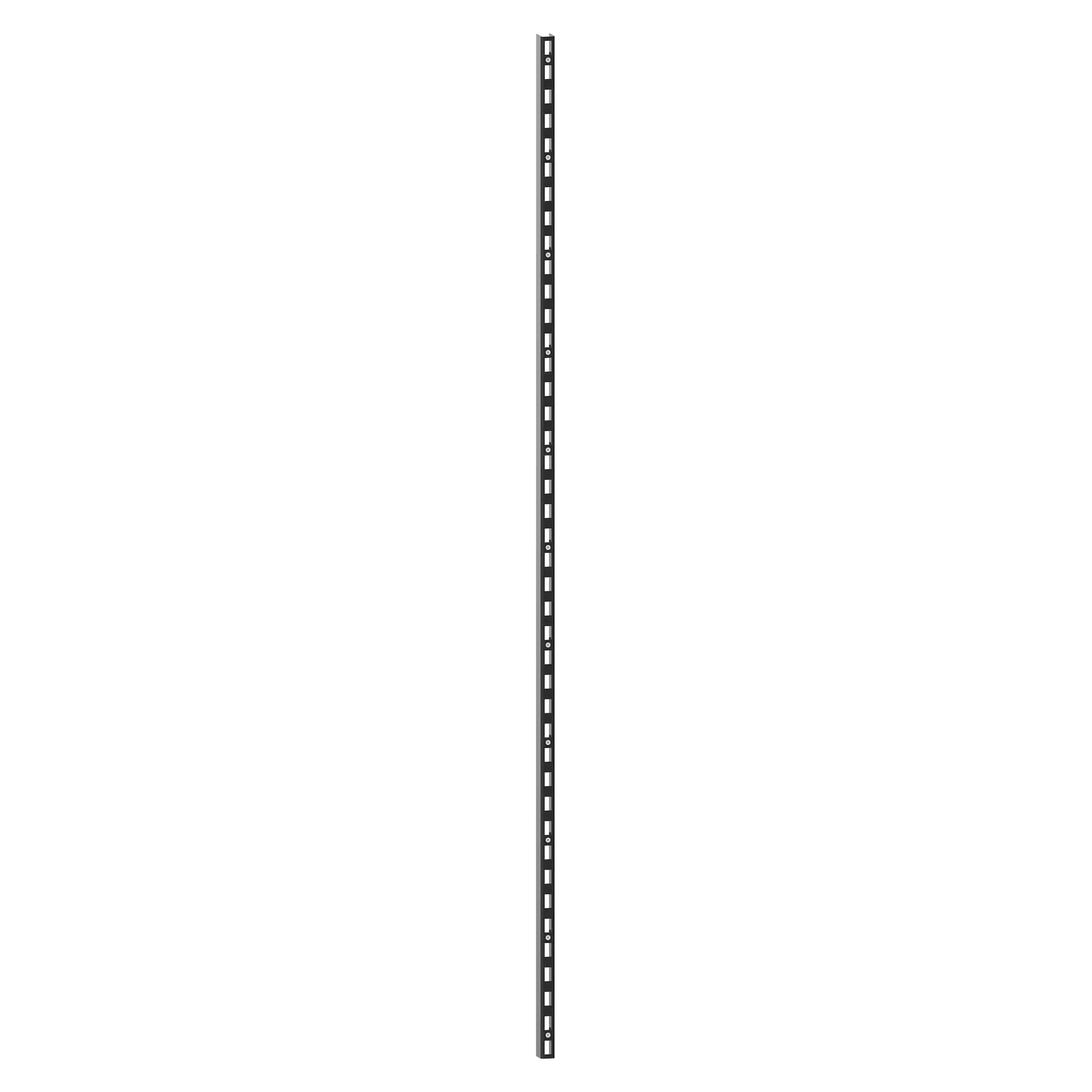 Montant porteur ESD 2100 mm pour montage mural, profil en U 30x40 mm, pas de 50 mm - Lista 93.406, Gris anthracite RAL 7016