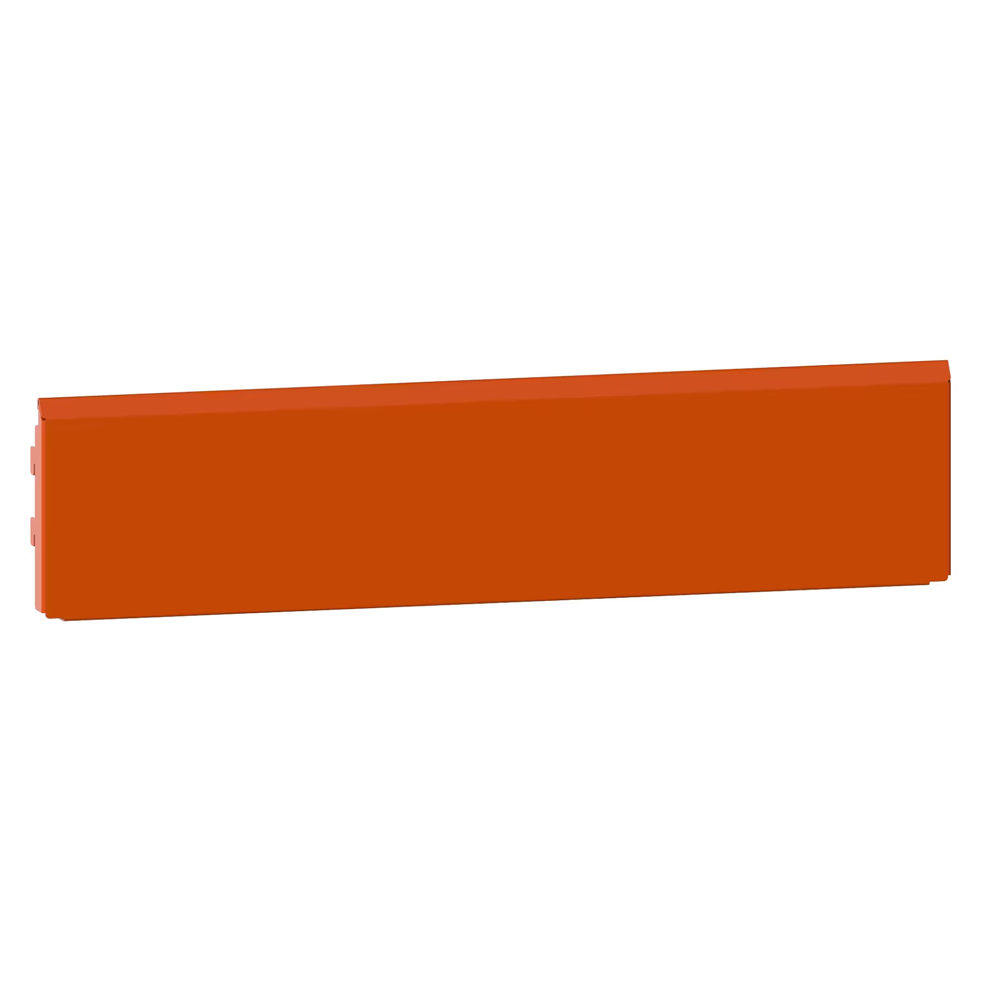 ESD energy channel cover/back panel plain 665x150 mm (WxH), 655 mm wide, for hooking in - Lista 93.950, Orange NCS S 1080-Y40R