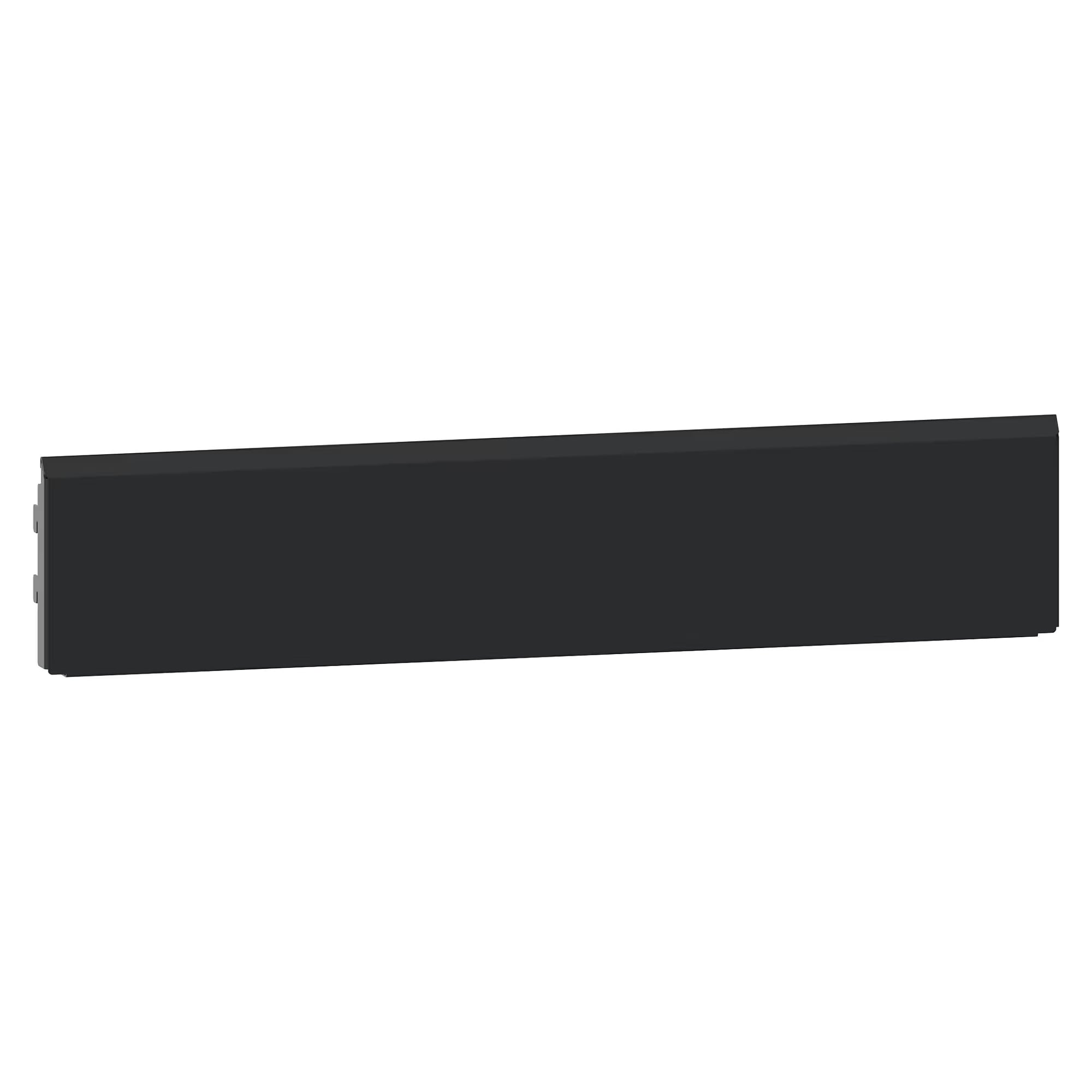 ESD-Energiekanal Blende/Rückwand glatt 750x150 mm (BxH), 740 mm breit, zum Einhängen - Lista 93.951, Anthrazitgrau RAL 7016