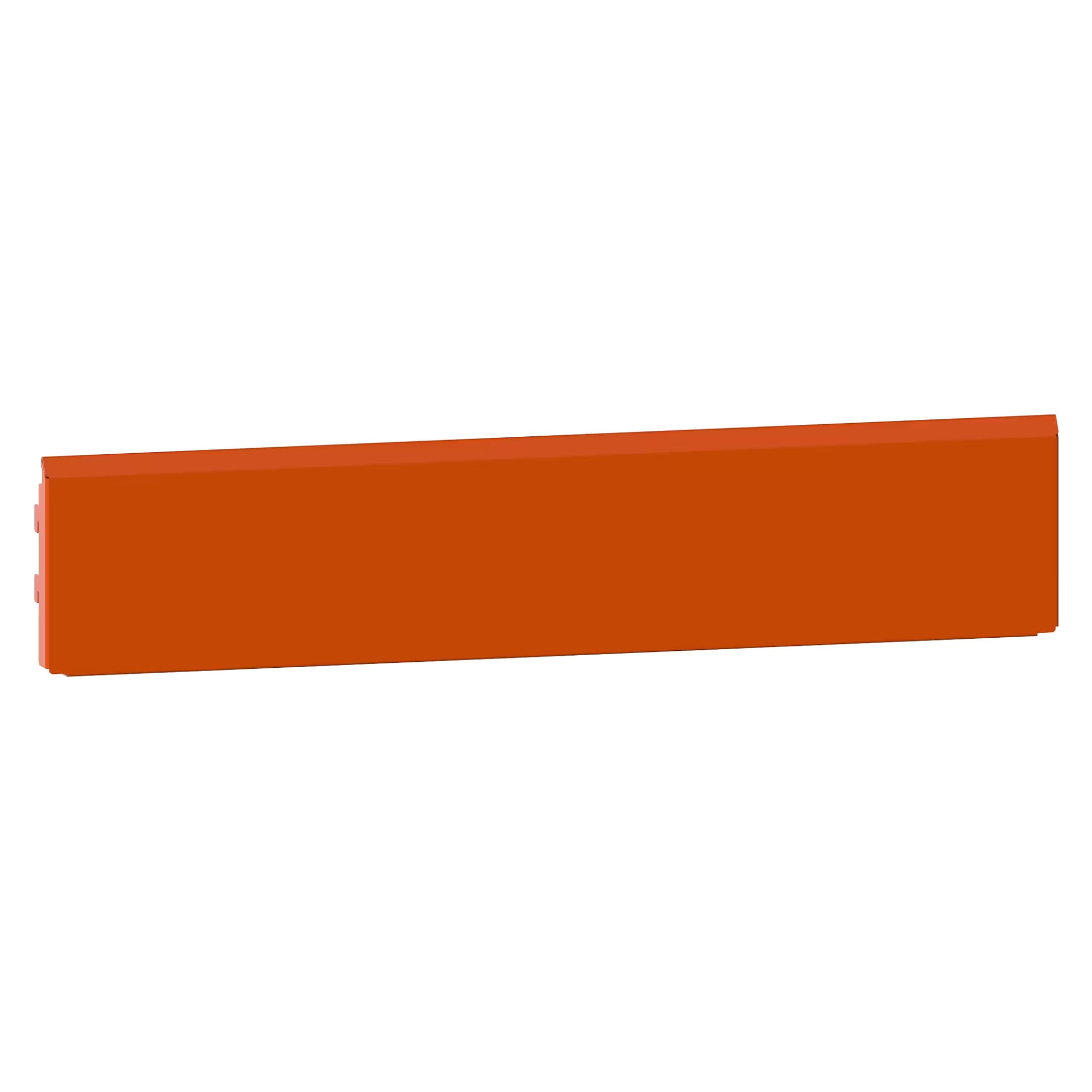 ESD-Energiekanal Blende/Rückwand glatt 750x150 mm (BxH), 740 mm breit, zum Einhängen - Lista 93.951, Orange NCS S 1080-Y40R