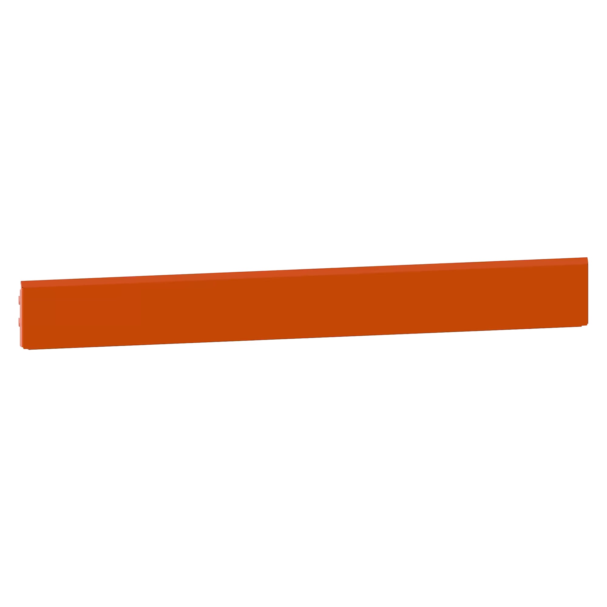 Cache/panneau arrière de goulotte d'énergie ESD lisse 1330x150 mm (LxH), largeur 1320 mm - Lista 93.953, Orange NCS S 1080-Y40R