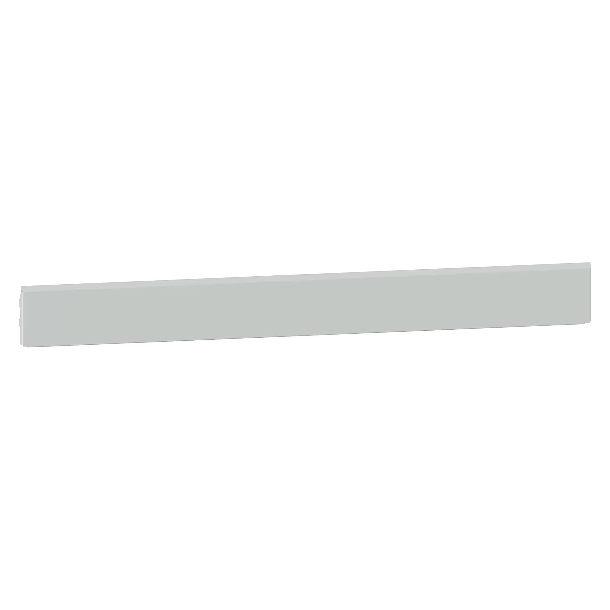 ESD-Energiekanal Blende/Rückwand glatt 1500x150 mm (BxH), 1490 mm breit, zum Einhängen - Lista 93.954, Lichtgrau RAL 7035