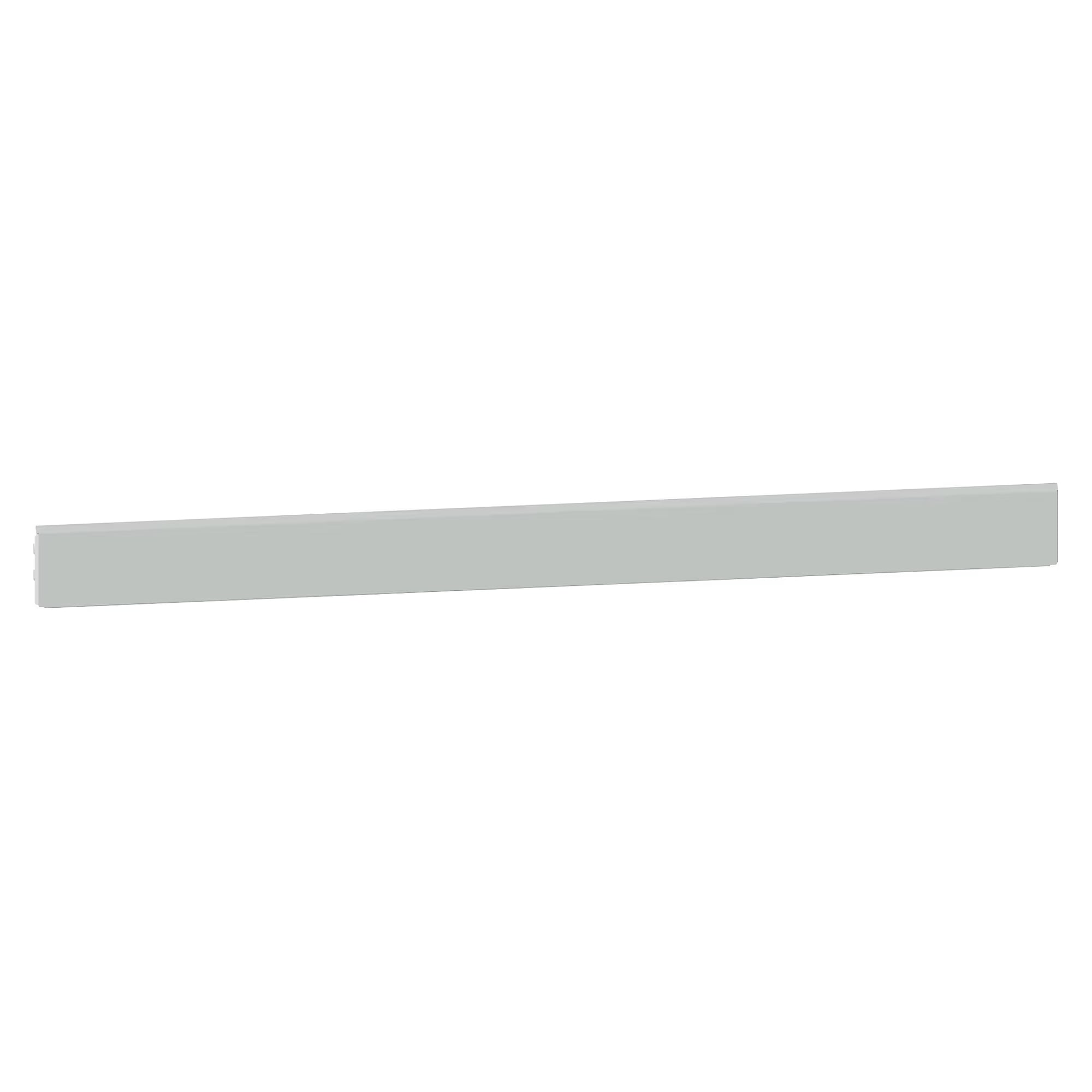 ESD energy channel cover/back panel plain 2000x150 mm (WxH), 1990 mm wide, for hooking in - Lista 93.955, Pale grey NCS S 2403-Y