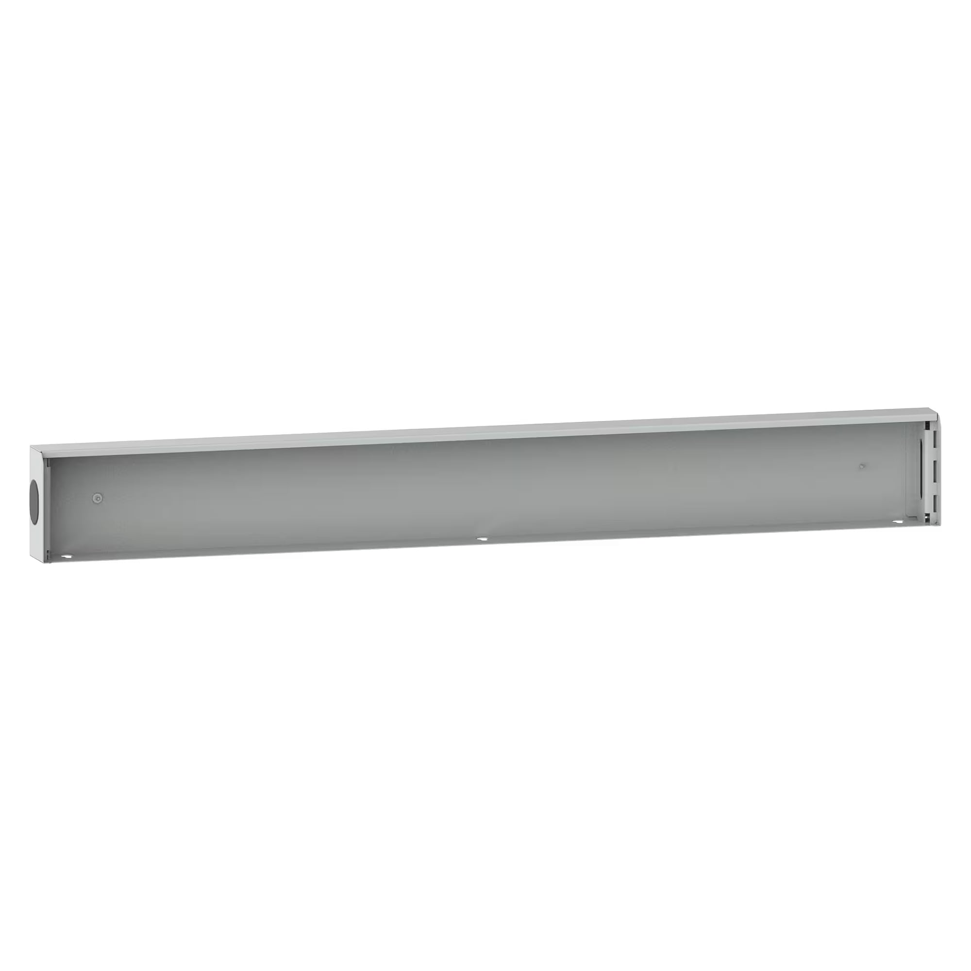 ESD base frame 1330 mm module width, 1328x75x161 mm, with cover flap for mounting on workbench tops - Lista 93.978, Pale grey NCS S 2403-Y