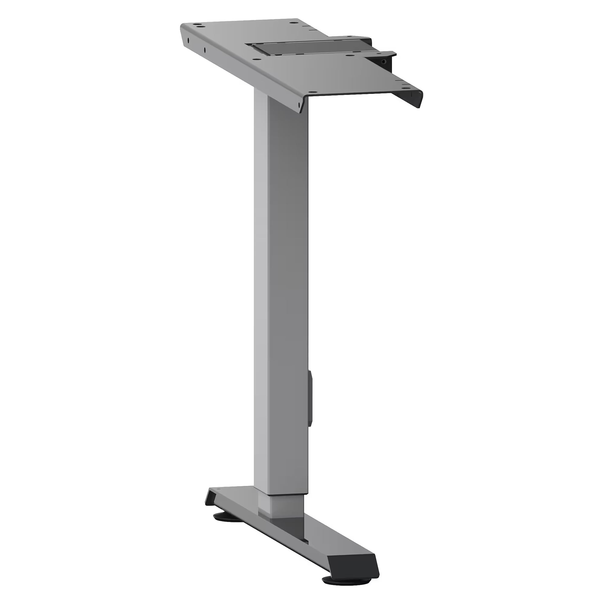 ESD-Arbeitsplatzfuß Solo links, elektrisch höhenverstellbar 710-1210 mm, Modultiefe 625 mm, Traverse 570 mm, 100 kg - Lista 90.800, Anthrazitgrau RAL 7016