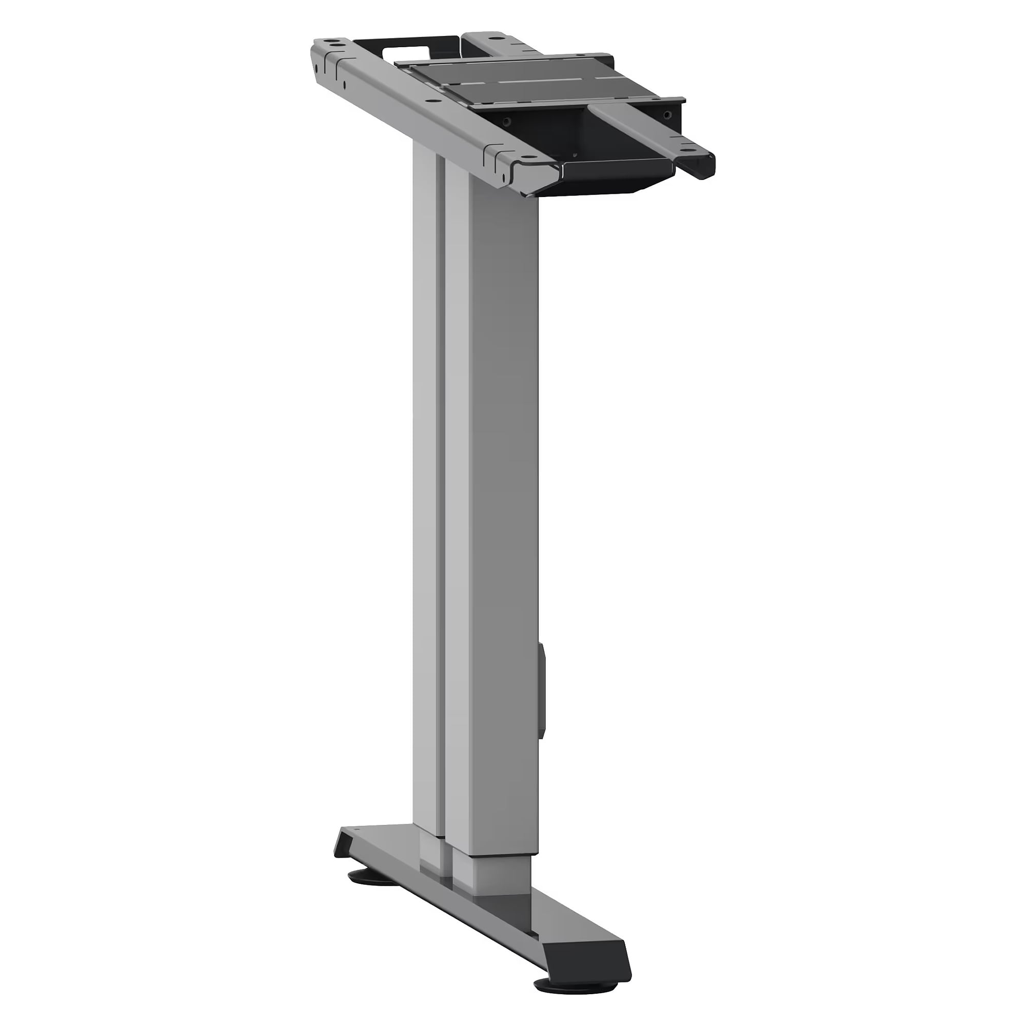 ESD-Arbeitsplatzfuß Duo links, elektrisch höhenverstellbar 710-1210 mm, Modultiefe 625 mm, Traverse 578 mm, 200 kg - Lista 90.806, Anthrazitgrau RAL 7016