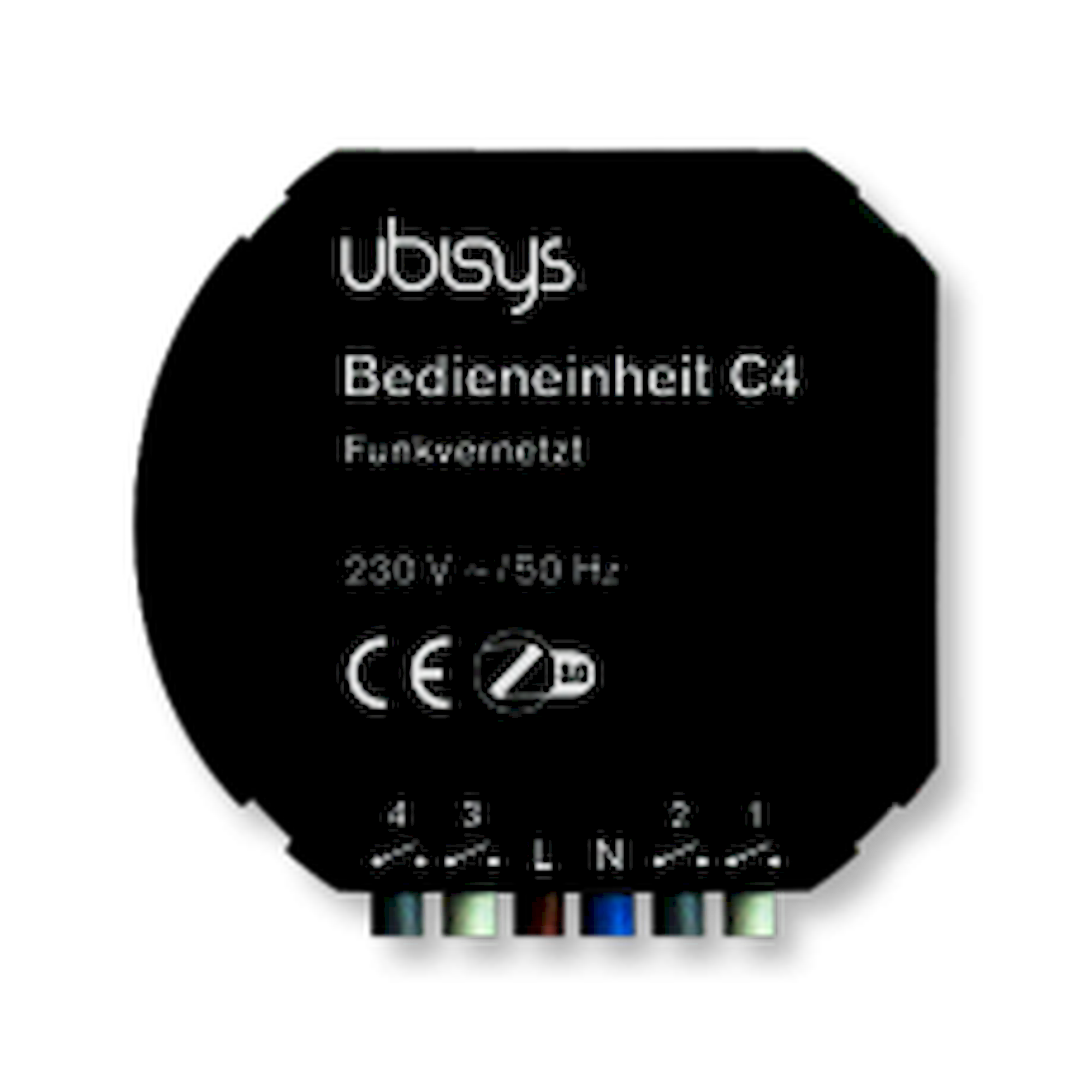 Glamox B25502001. Light Control LMS ZIGBEE INPUT UNIT 4B