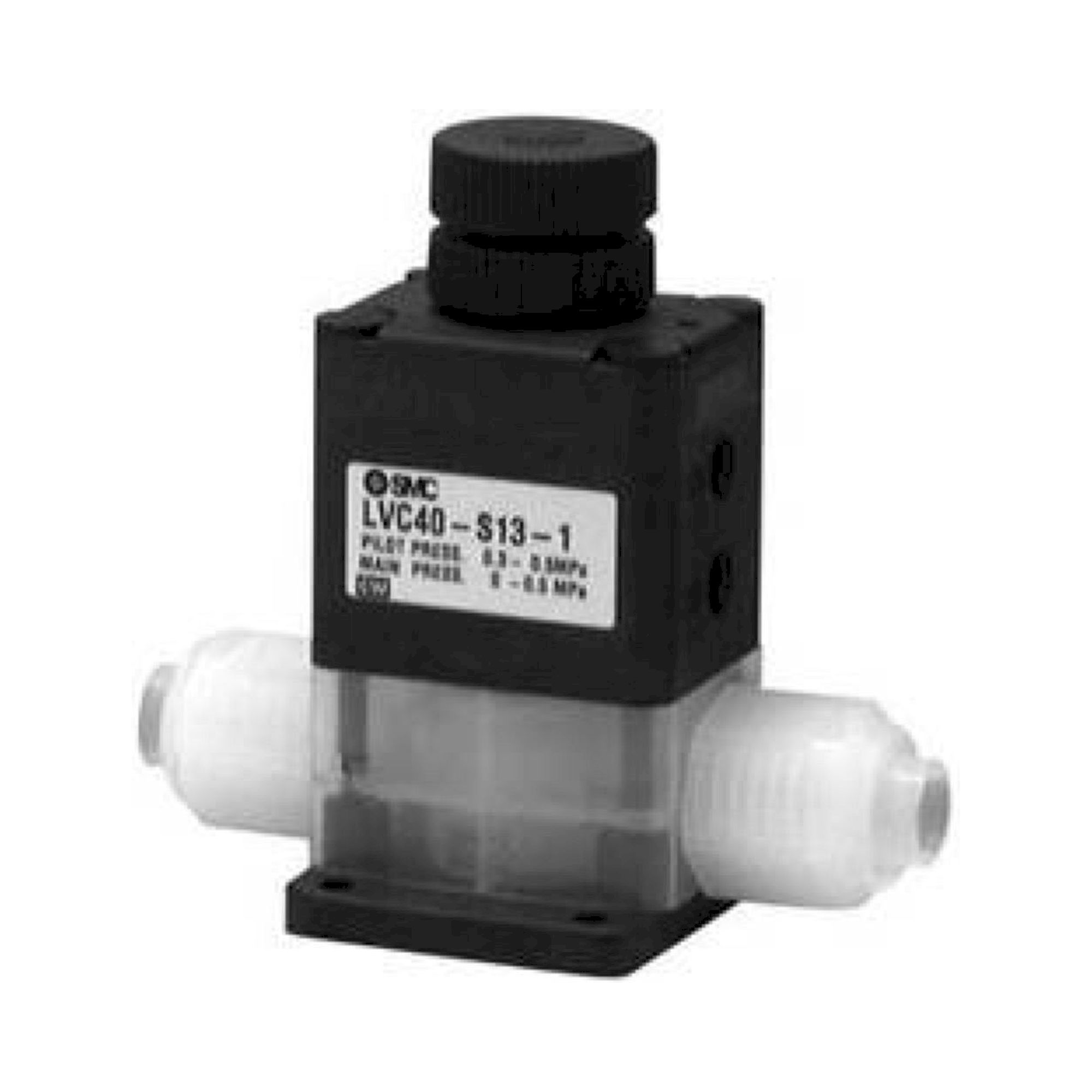 SMC LVC50-S12N-1. LVC, High Purity Chemical Valve, Air Operated, Integral Fitting, Single Type