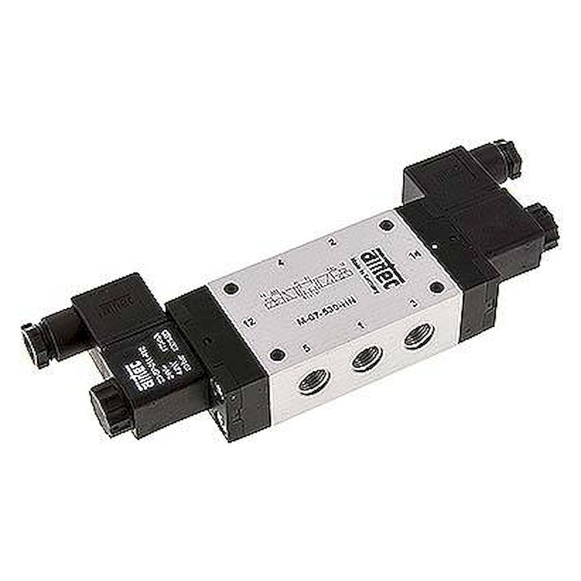 Airtec M 07530HN 115V. 5/3-Wege Magnetventil, G 1/4", Mittelstellung geschlossen, 115 V AC