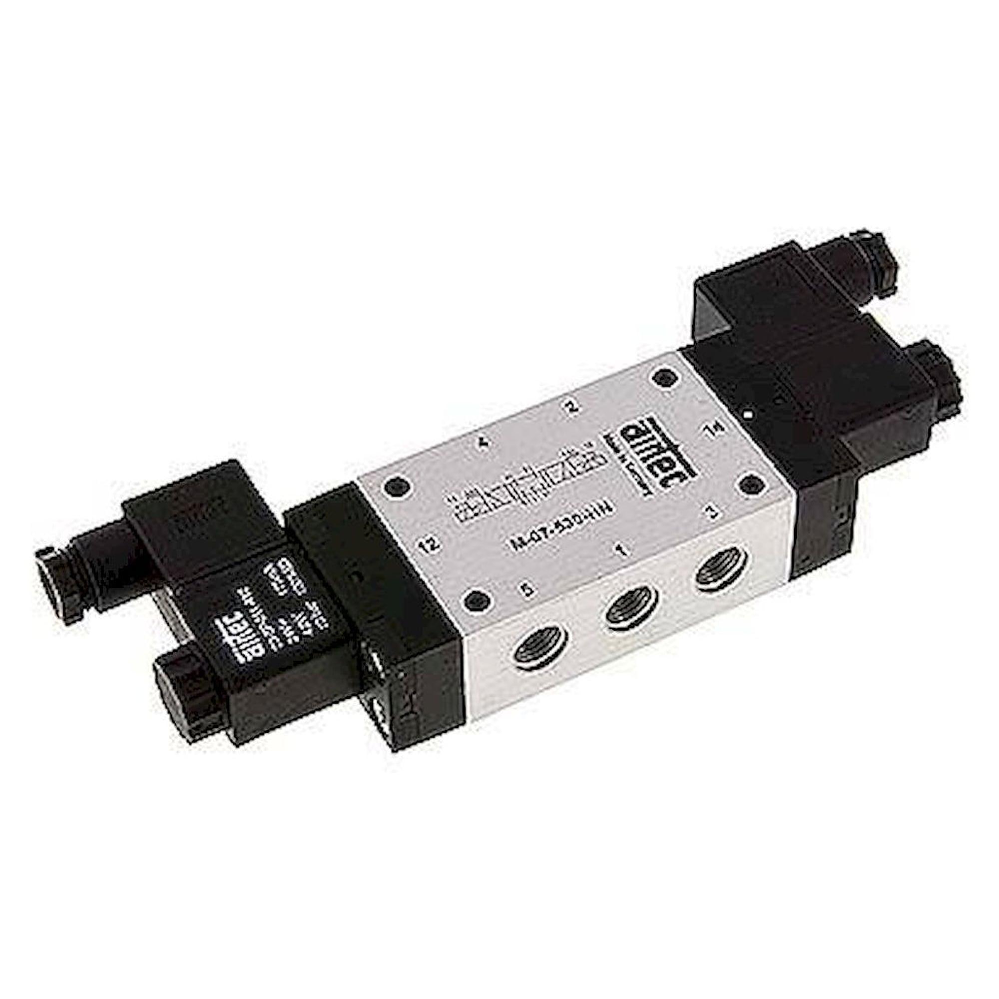 Airtec M 07530HN 24VAC. 5/3-Wege Magnetventil, G 1/4", Mittelstellung geschlossen, 24 V AC