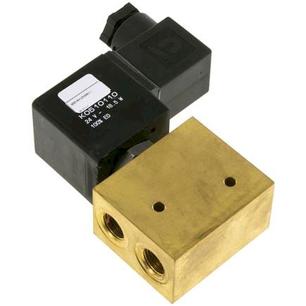 M-314-VU-H-230V. 3/2-way vacuum valve, G 1/4", -0,9 to 8bar, 230V AC