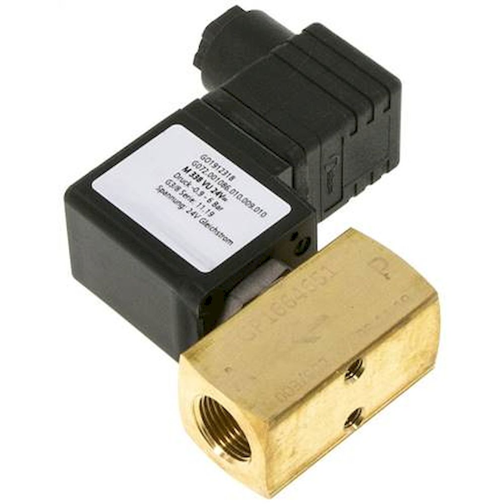 M 338 VU 24V=. 3/2-way vacuum valve, G 3/8", -0,9 to 6bar, 24 V DC