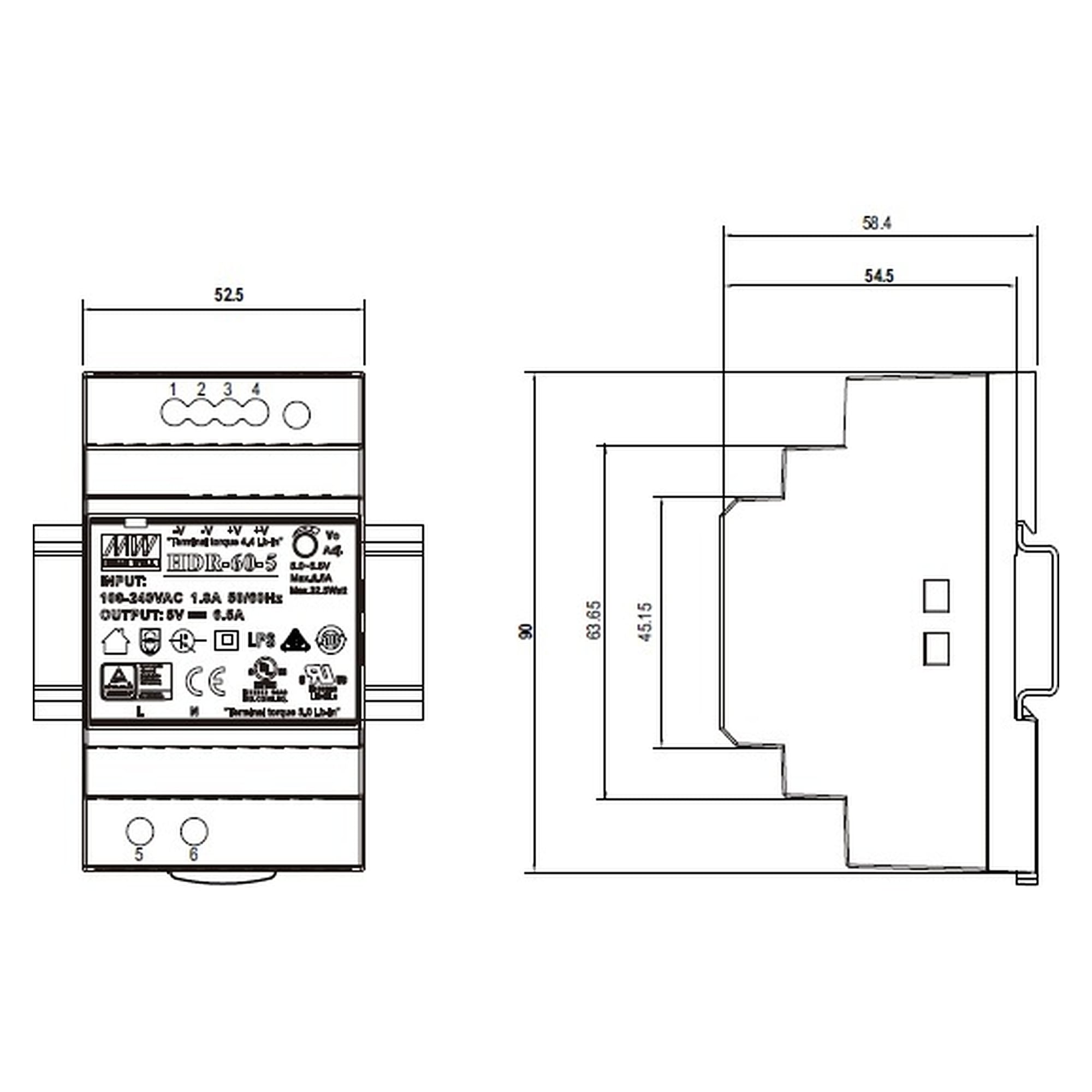 Glamox LMS CONNECT 24V 60W POWER