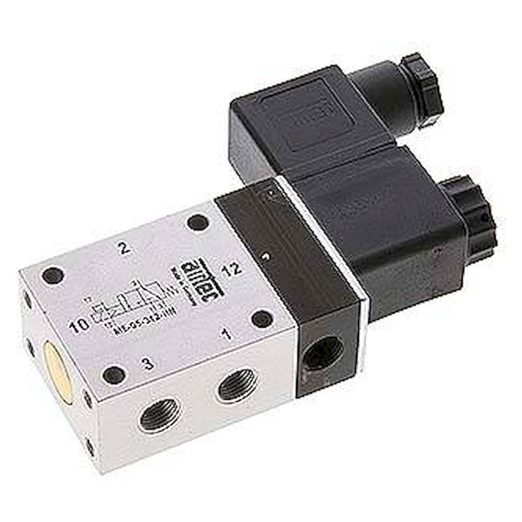 Airtec ME 05312HN 12V=. 3/2-Wege Magnetventil mit Fremdluftanschluss, G 1/8"