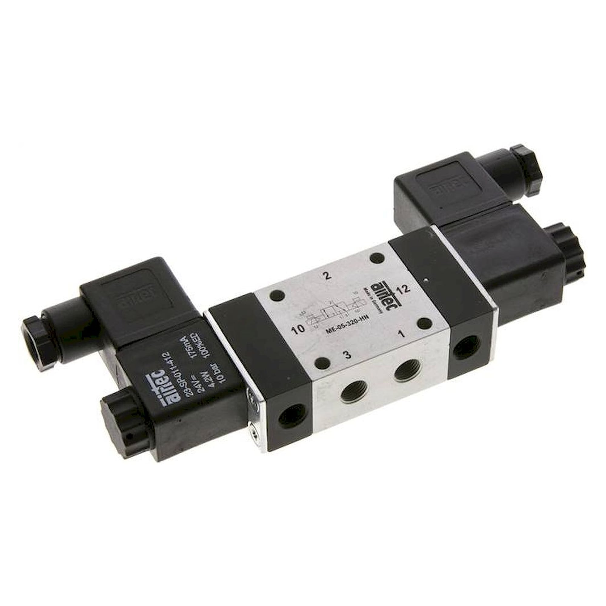 Airtec ME 05320HN 230V. 3/2-Wege Magnetimpulsventil mit Fremdluftanschluss, G 1/8"