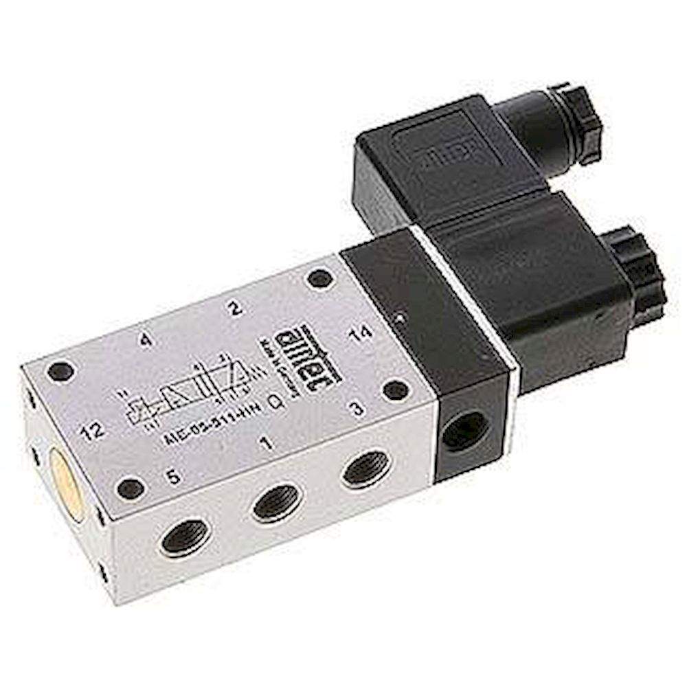 Airtec ME 05511HN 115V. 5/2-Wege Magnetventil mit Fremdluftanschluss, G 1/8"