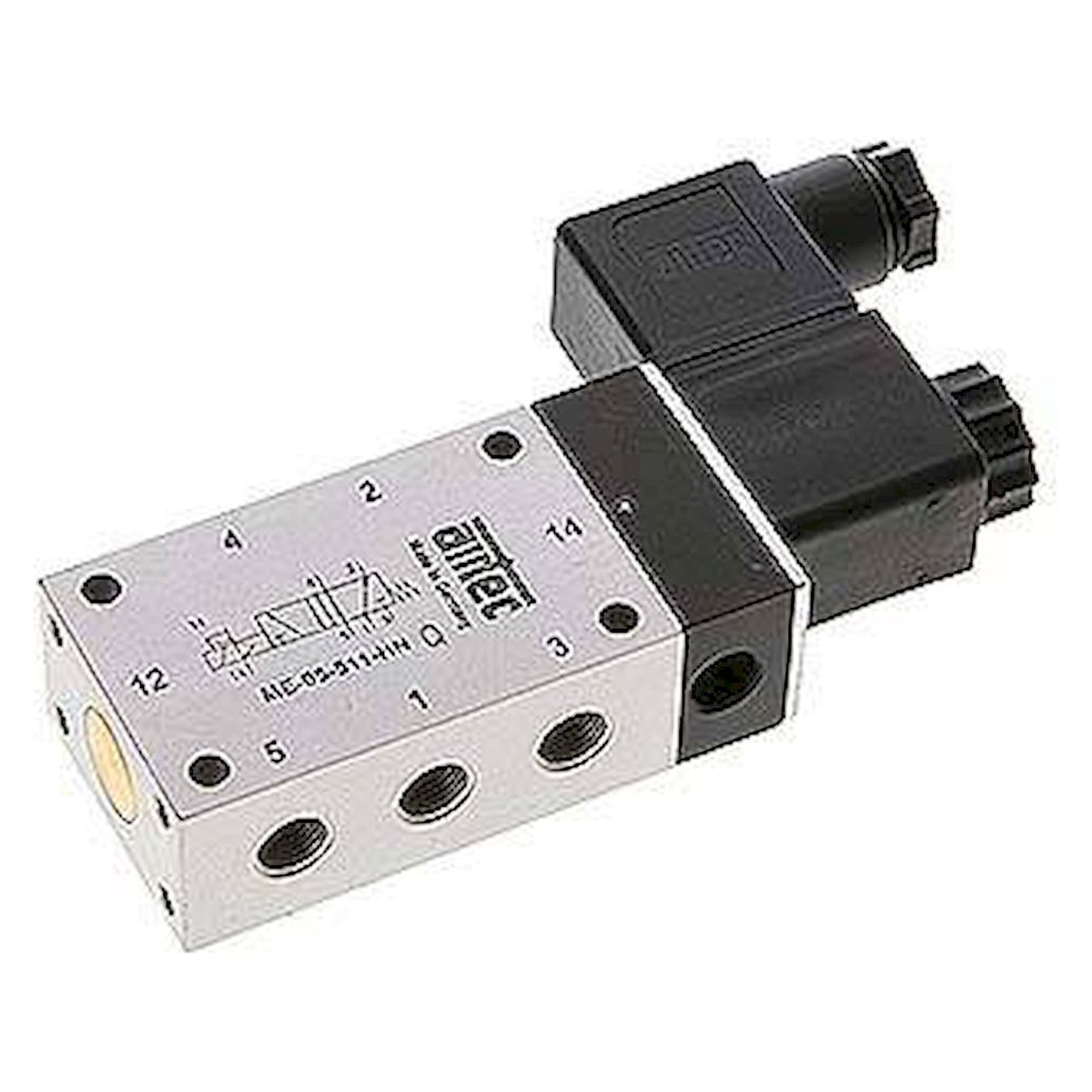 Airtec ME 05511HN 24VAC. 5/2-Wege Magnetventil mit Fremdluftanschluss, G 1/8"