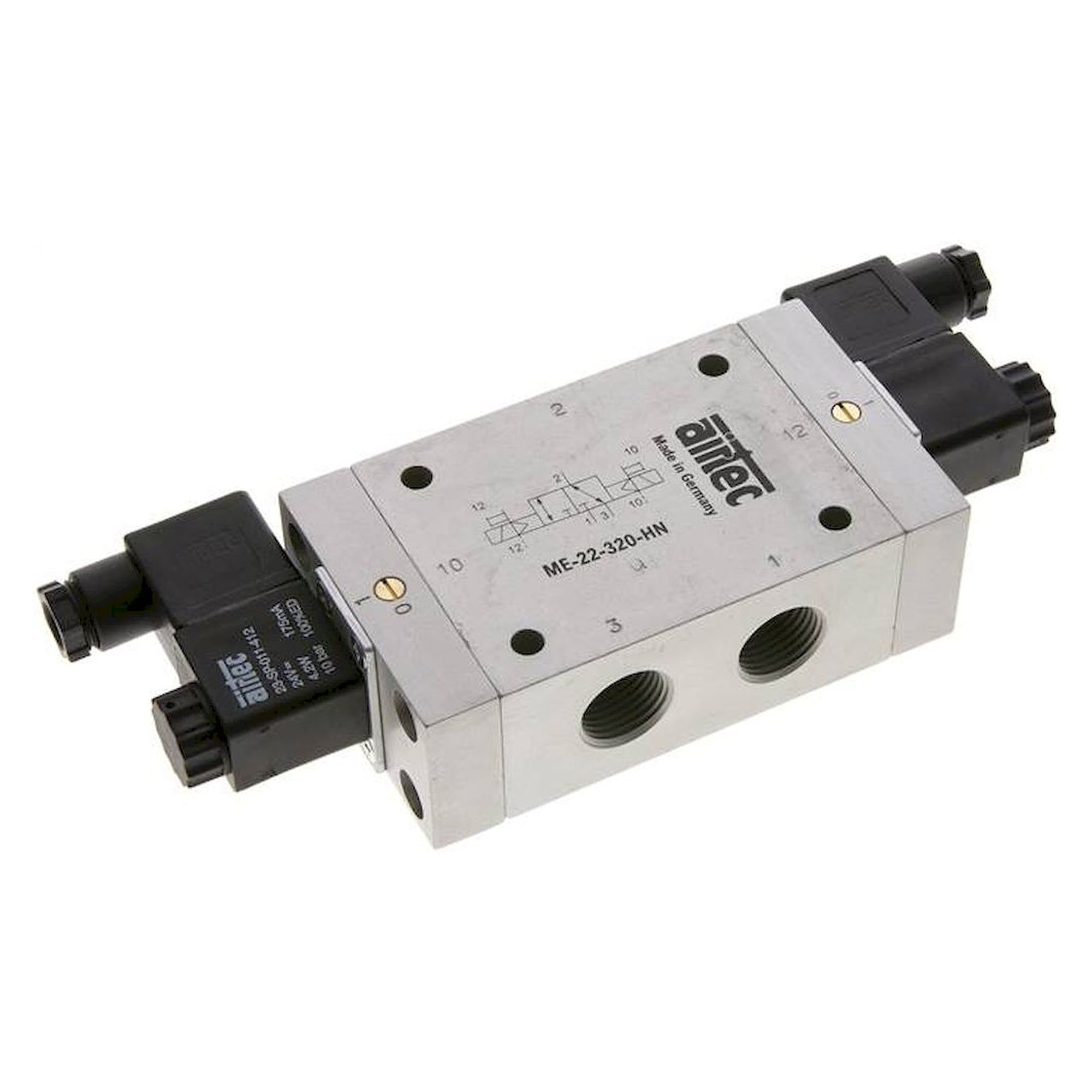 Airtec ME 22320HN 230V. 3/2-Wege Magnetimpulsventil mit Fremdluftanschluss, G 1/2"