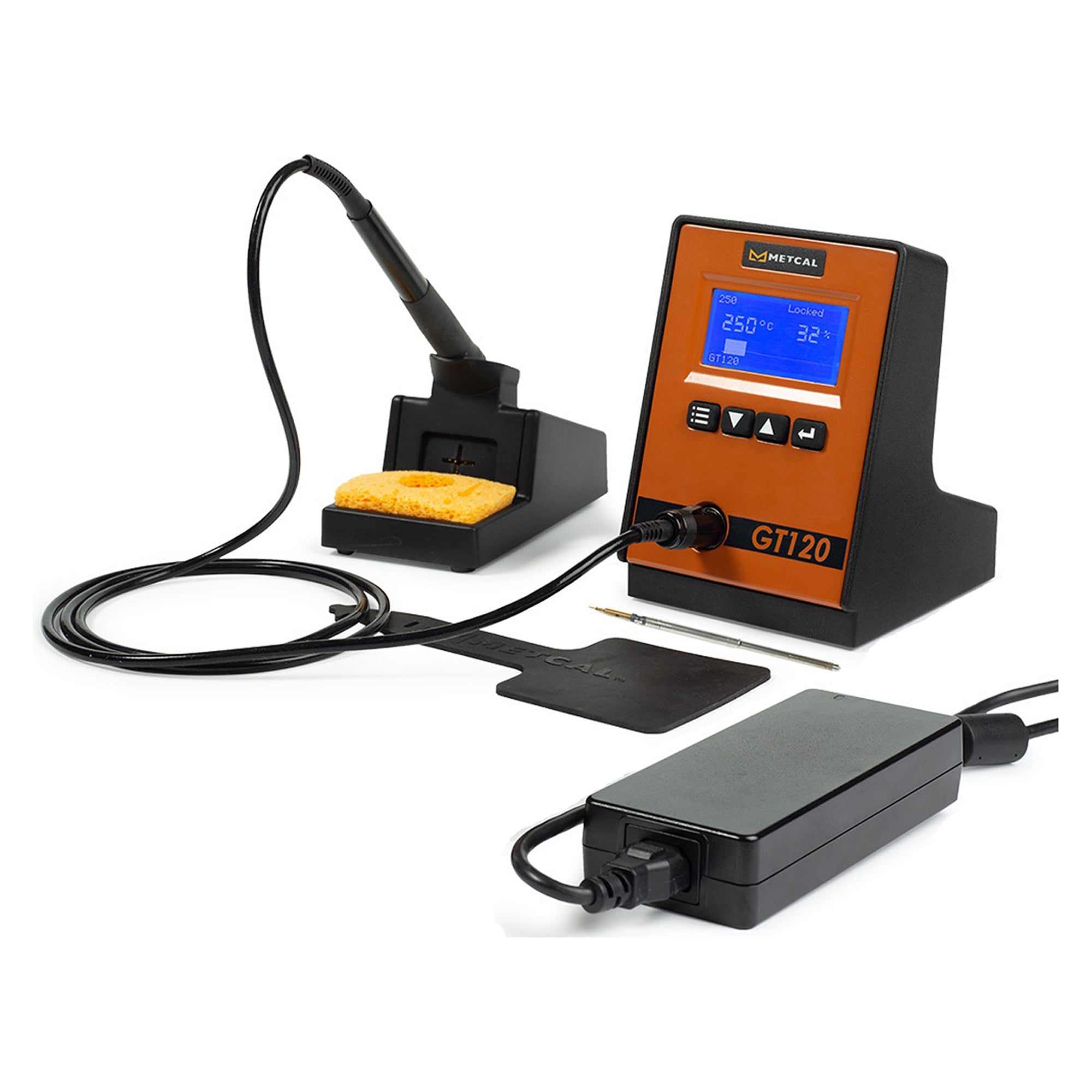 Station de soudage à induction 120 W, 200 - 450 °C, avec fer T6 et support - Metcal GT120-HP-T6