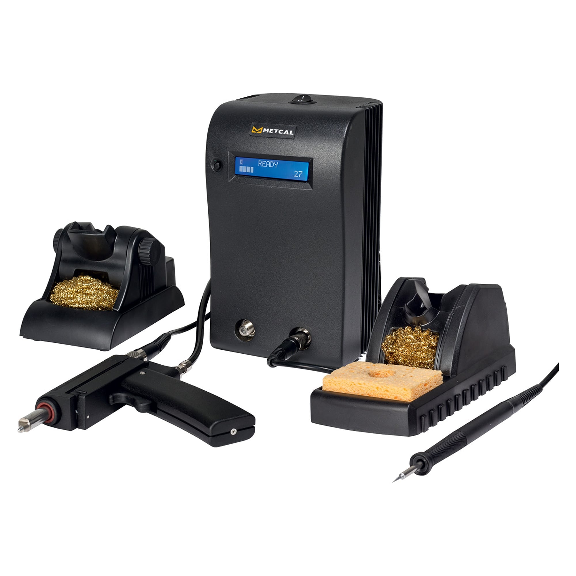 Station de dessoudage et reprise 40 W avec pistolet MX-DS1 et fer MX-RM3E - Metcal MX-500DS