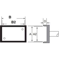 Metcal SMTC-145. SMD-Lötspitze für Geräteserie MX für Bauteil QFP 100, Serie 700/412 °C