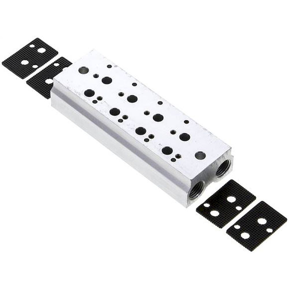 YPC MF1300-4. Reihenleiste (4-fach) für SF1000 (3/2-Wege)