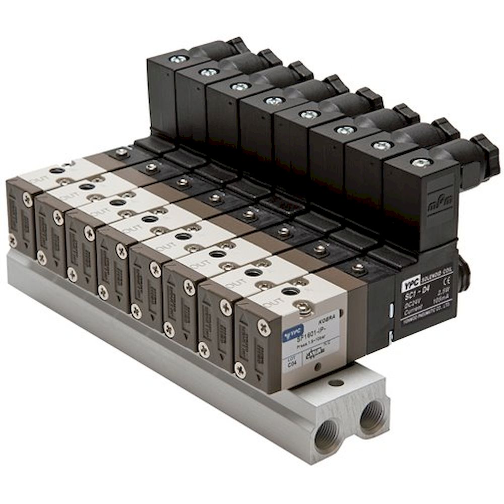 YPC MF1300-11. Reihenleiste (11-fach) für SF1000 (3/2-Wege)