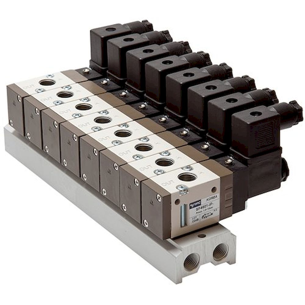 YPC MF4300-12. Reihenleiste (12-fach) für SF4000 (3/2-Wege)