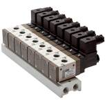 YPC MF4300-10. Reihenleiste (10-fach) für SF4000 (3/2-Wege)