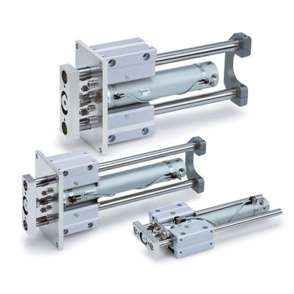 SMC MGCLB20-200. MGCL, Compact Guide Cylinder, Ball Bushing Bearing