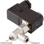 MHO 260 12V=. Hohlschrauben-Magnetventil G 1/8"-6, 2/2-Wege (NO), 12 V DC