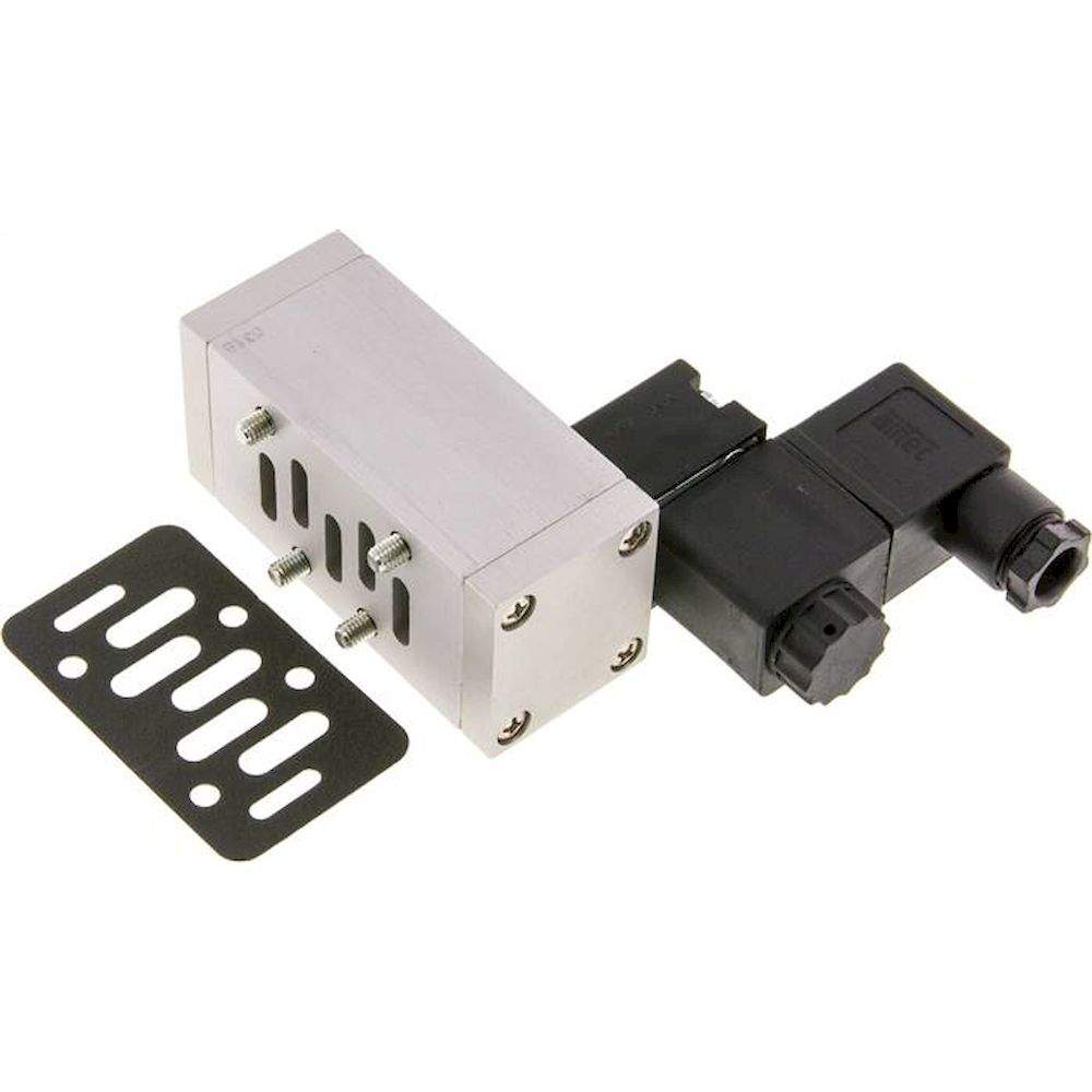 Airtec MI 01510HN 24V=. ISO-Ventil (Größe 1), 5/2-Wege Luftfederrückstellung, 24 V DC