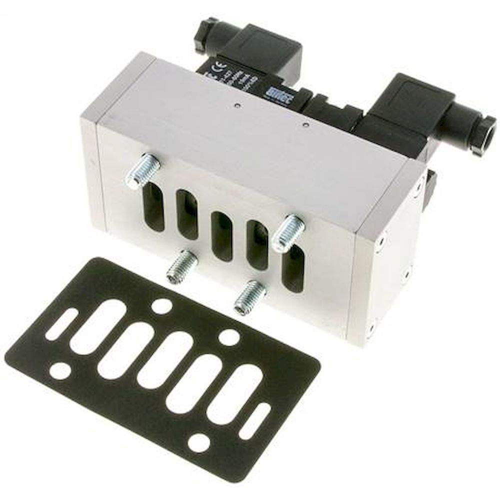 Airtec MI 03530HN 24V=. ISO-Ventil (Größe 3), 5/3-Wege Mittelstellung geschlossen, 24 V DC