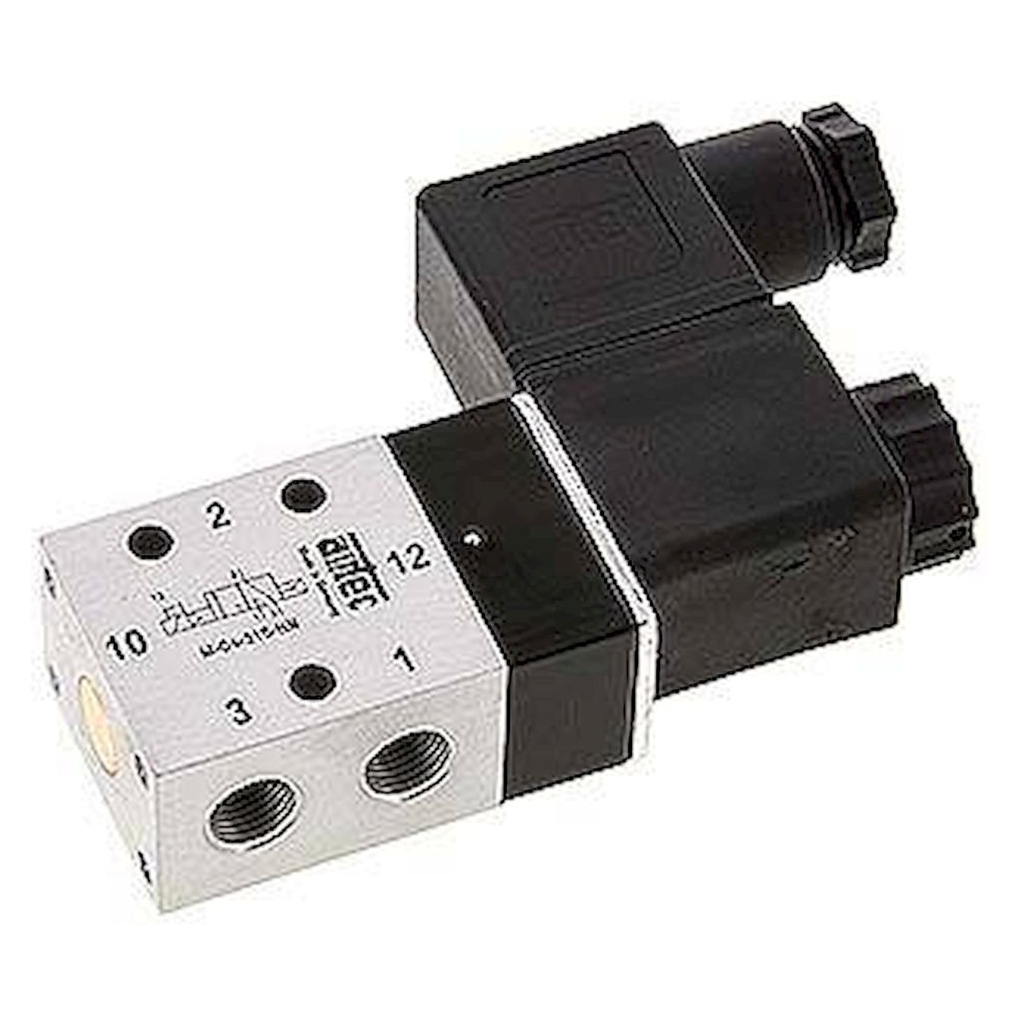 Airtec MO 04310HN 115V. 3/2-Wege Magnetventil, G 1/8", Luftfederrückstellung (NO), 115 V AC, Standard