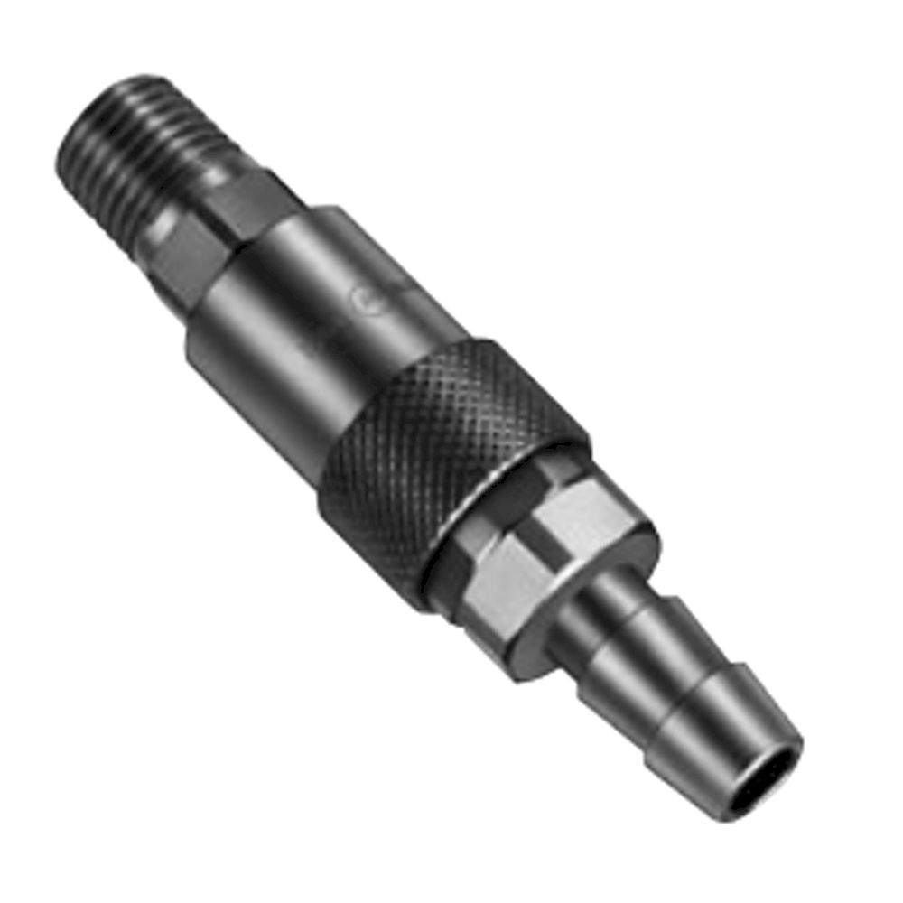 Nitto Kohki Mold Cupla for braided hose con. Schnellkupplung BH-190-6M(Adapter), Brass, -