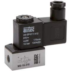 Airtec MS 18310HN 230X *. 3/2-Wege Magnetventil, G 1/8", 230 V AC, Federrückstellung (NC)