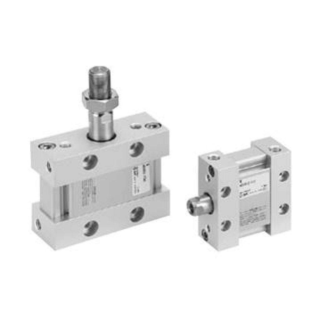 SMC MDUB25-10TMZ. M(D)U Plate Cylinder, Single Acting w/Auto Switch Mounting Groove