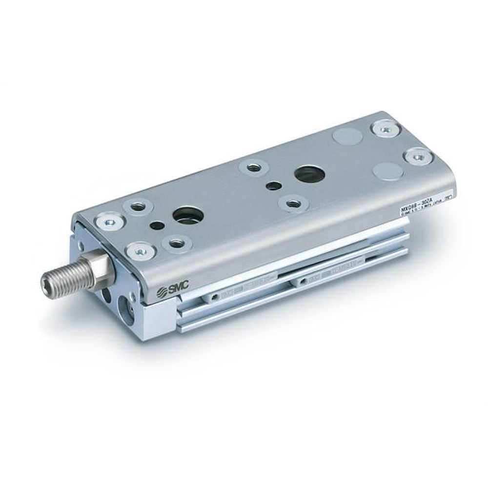 SMC MXQ8B-10Z. MXQ*B-Z, Air Slide Table, Low Thrust with High Rigidity Type