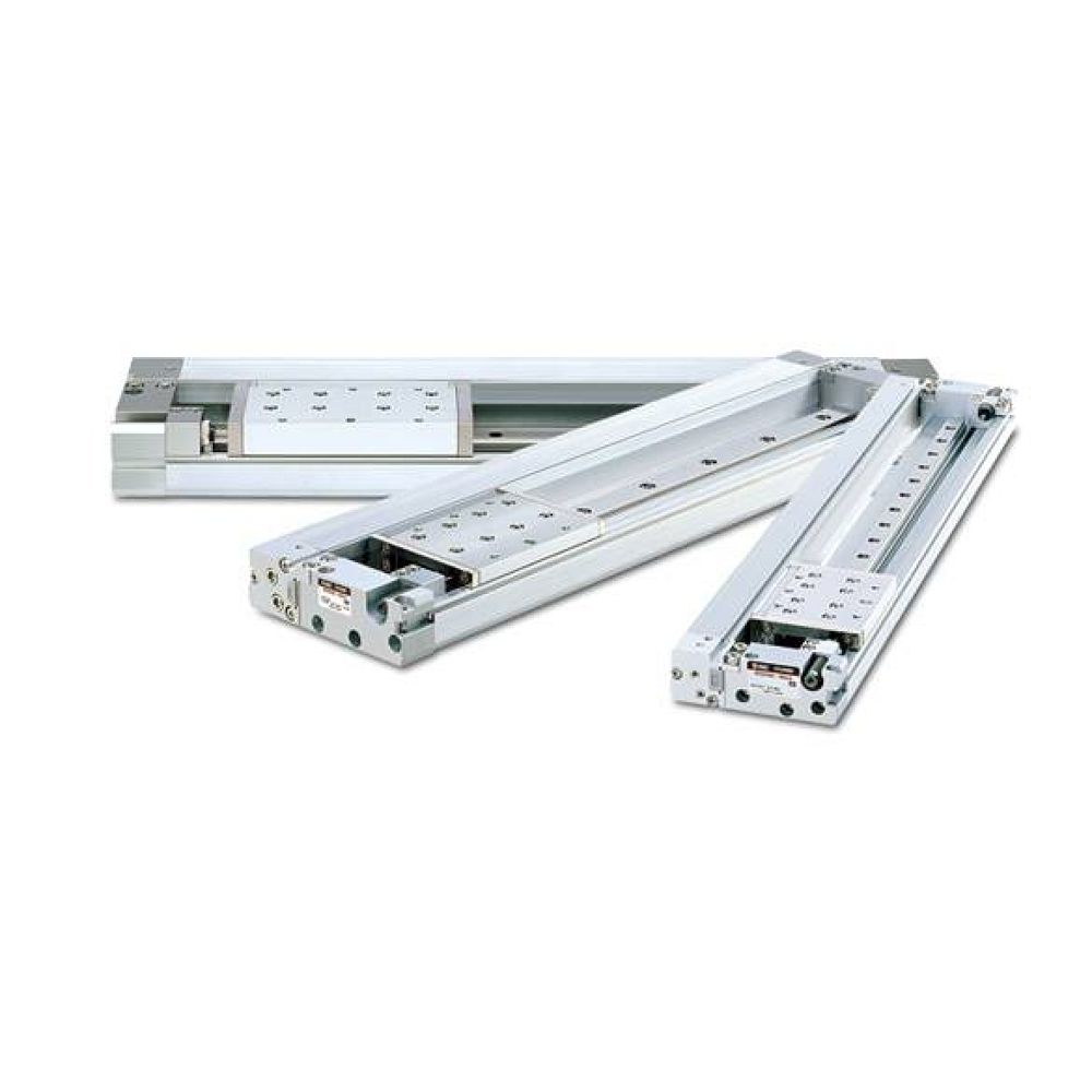 SMC MY2H40G-100. MY2H, Mechanical Joint Rodless Cylinder, High Precision Guide, w/o Stroke Adjustment Unit