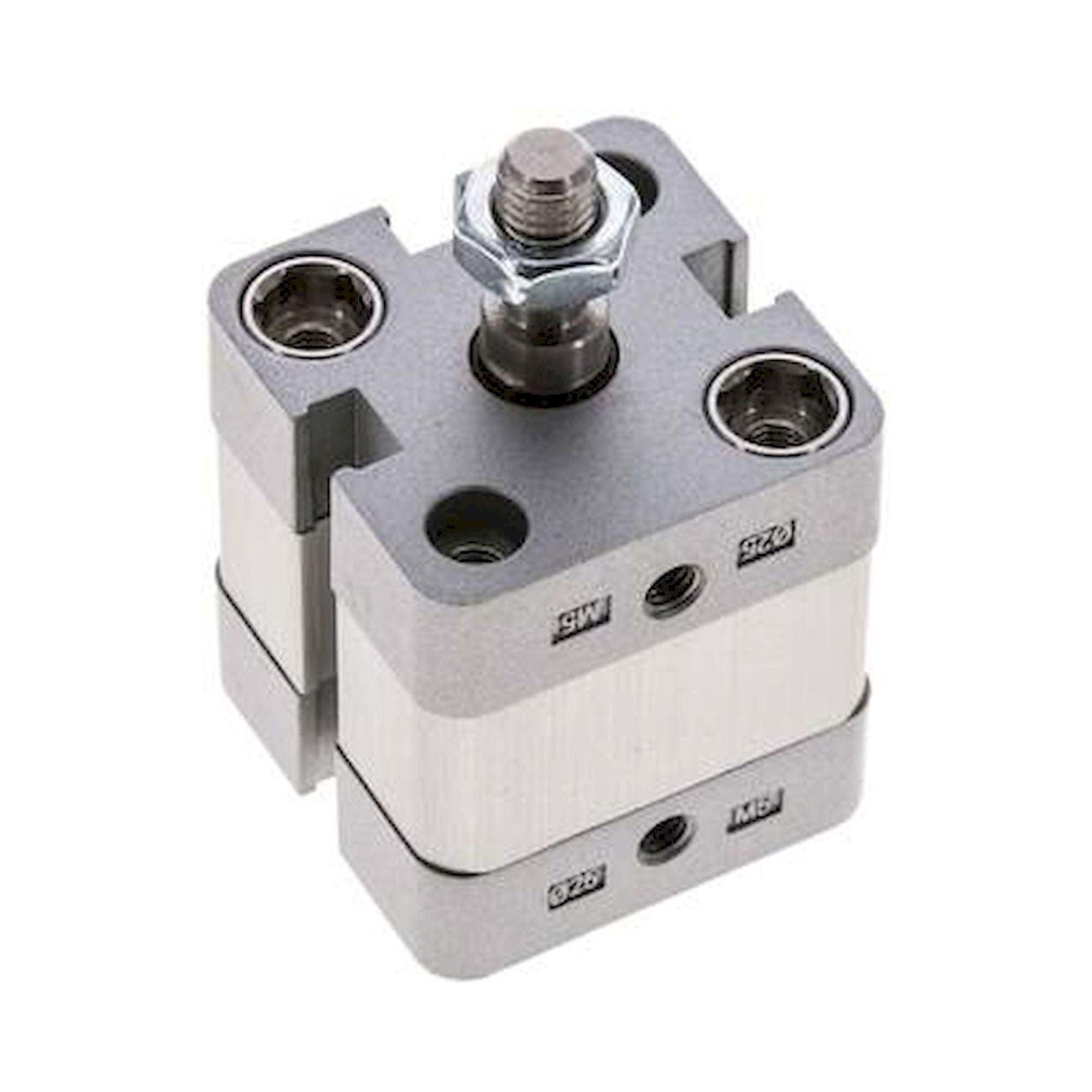 Airtec NAD 25/5-AG. ISO 21287-Zylinder, doppeltw., Kolben 25mm, Hub 5mm