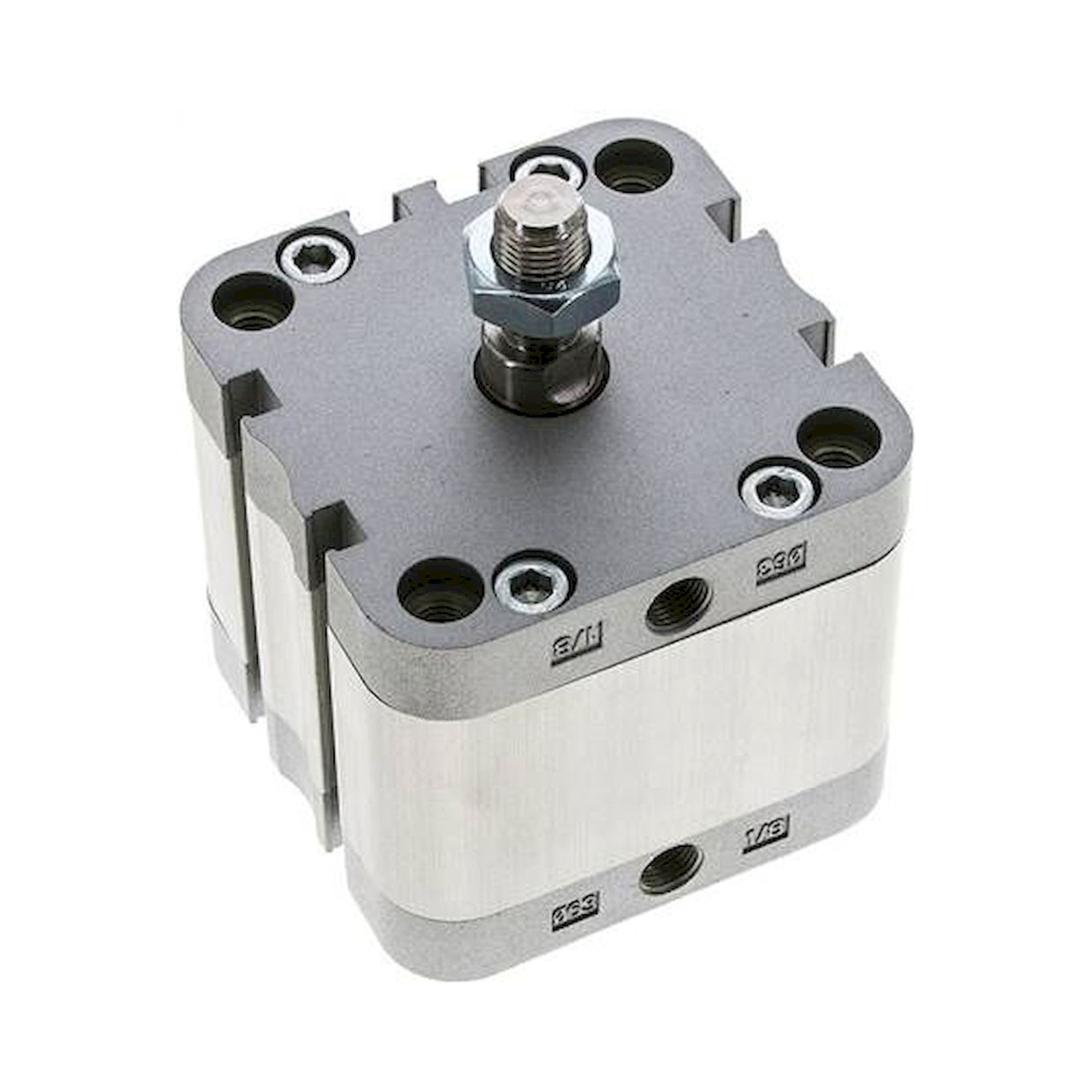 Airtec NAD 63/20-AG. ISO 21287-Zylinder, doppeltw., Kolben 63mm, Hub 20mm