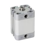 Airtec NAE 80/10. ISO 21287-Zylinder, einfachw., Kolben 80mm, Hub 10mm