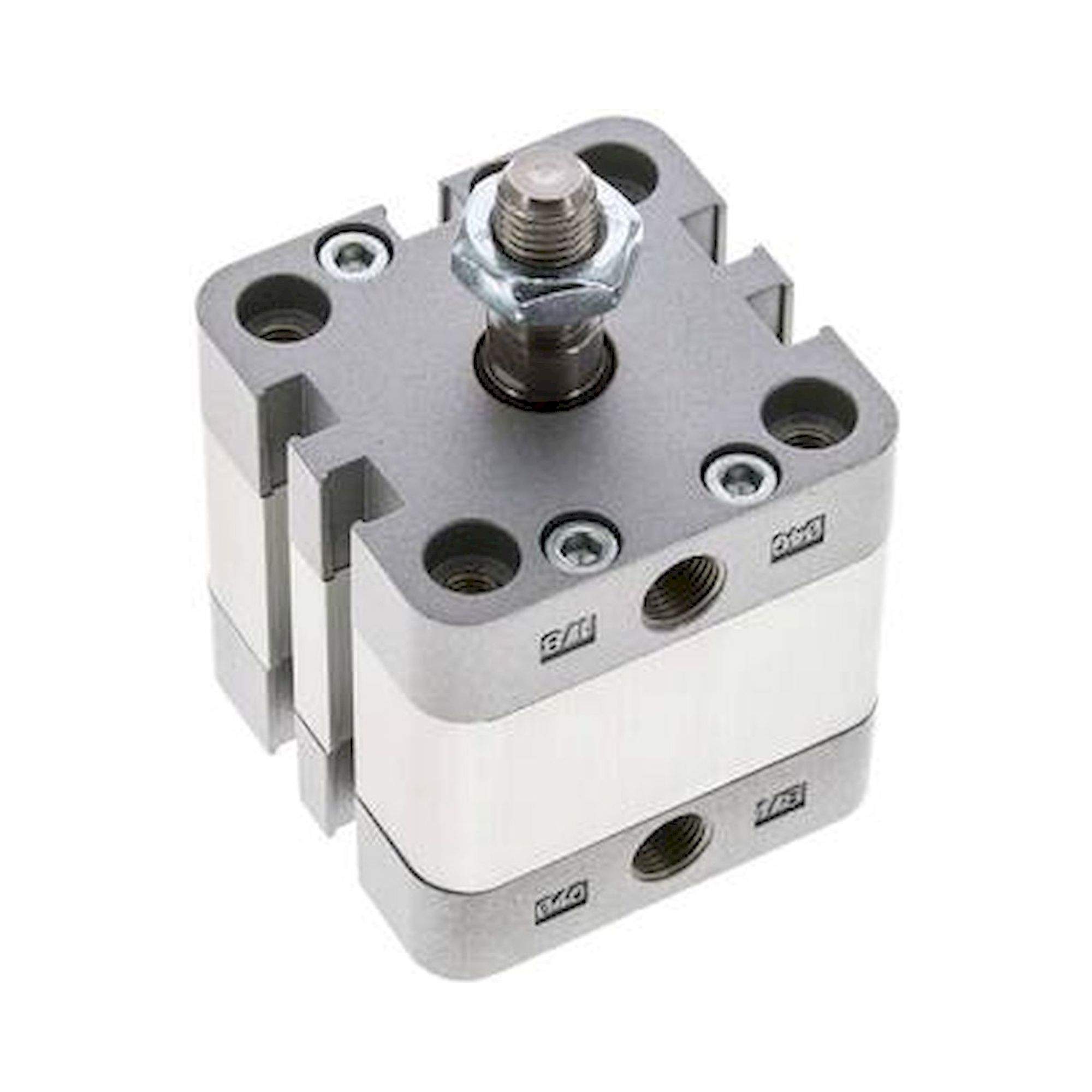 Airtec NAE 40/10-AG. ISO 21287-Zylinder, einfachw., Kolben 40mm, Hub 10mm