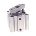 NDM 80/10 A. Kurzhubzylinder, verdrehgesichert, 80,Hub 10mm