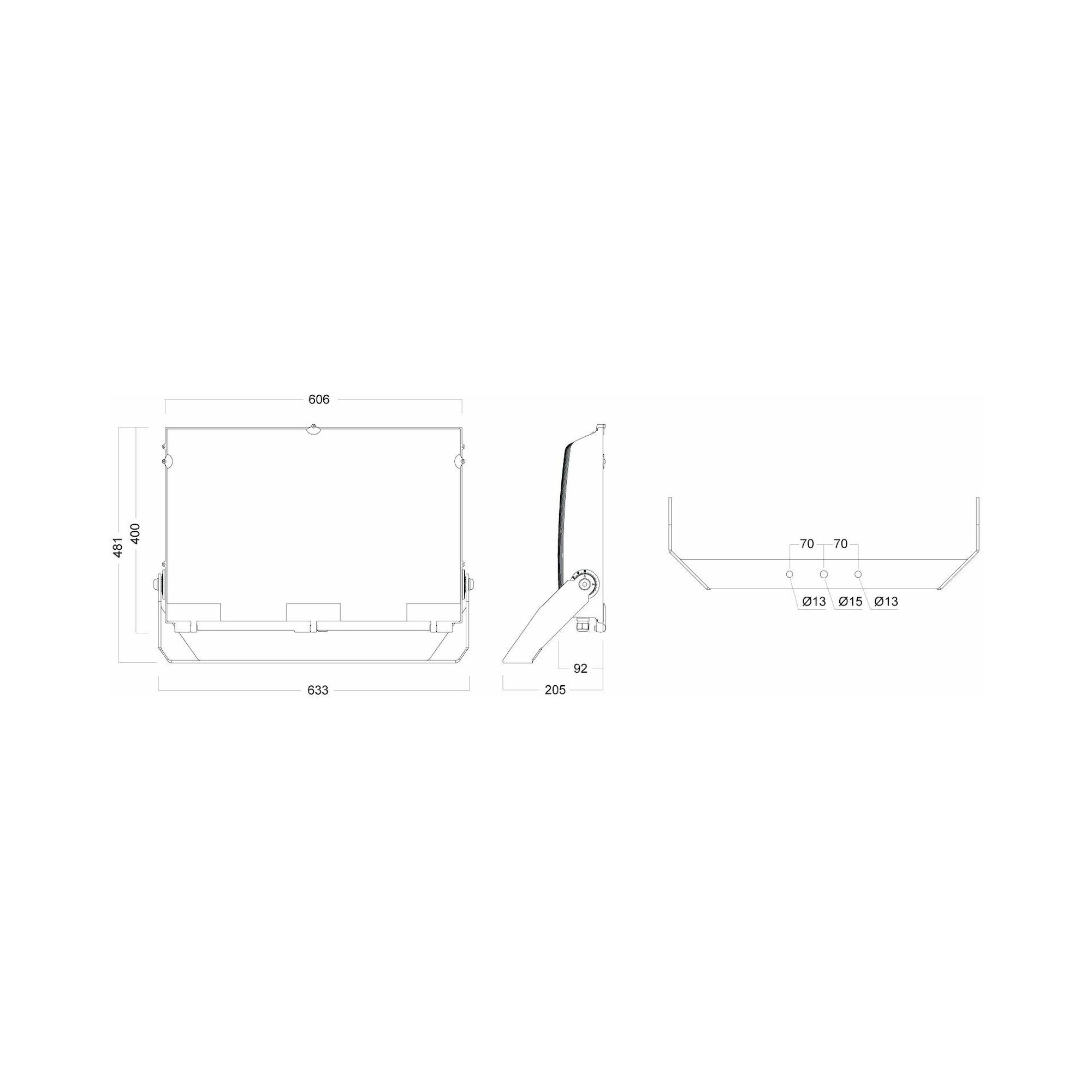 Glamox NEXT outdoor luminaire, 36521 lm, 4000 K (Ra 70), DALI dimmable